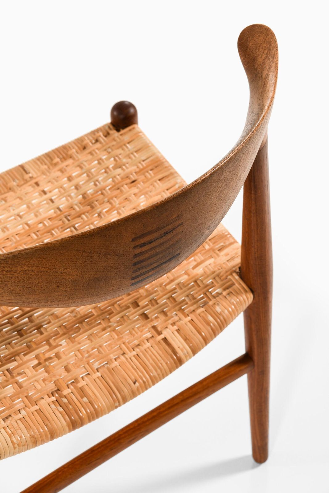 Furniture Hans Wegner Armchairs Model Jh 505 Produced By Cabinetmaker Johannes Hansen photo