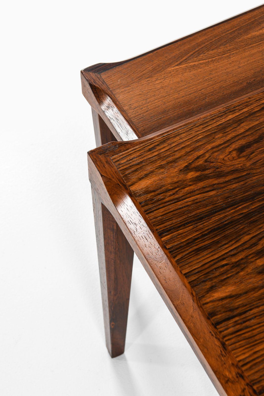Set Of 3 Side Tables In Rosewood, 1960's photo furniture