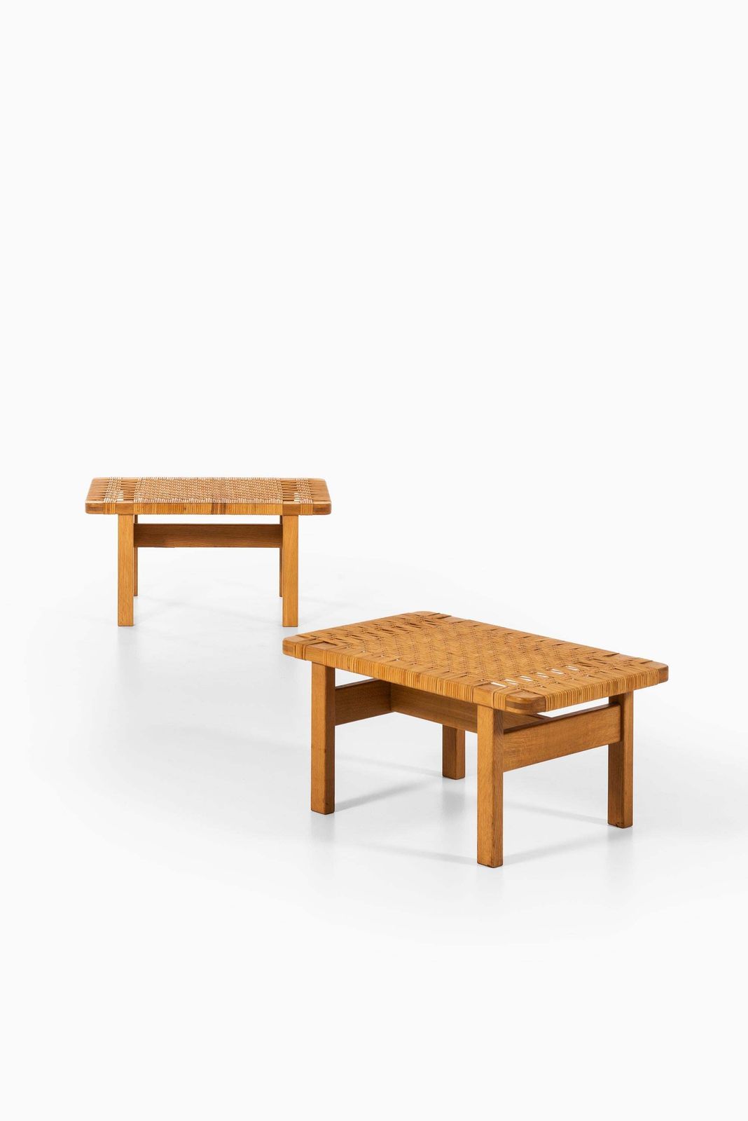 Børge Mogensen Side Tables By Fredericia Stolefabrik In Denmark photo Furniture