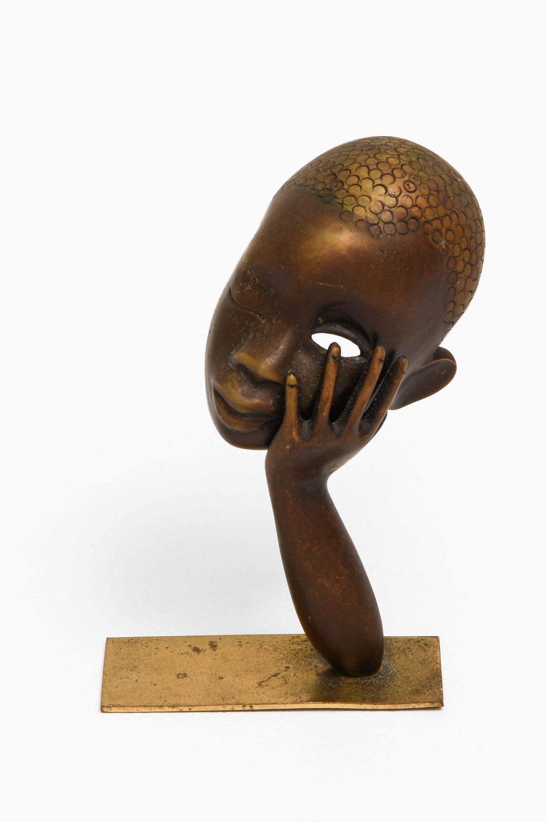 Sculpture In Brass By Karl Hagenauer, 1950's photo furniture