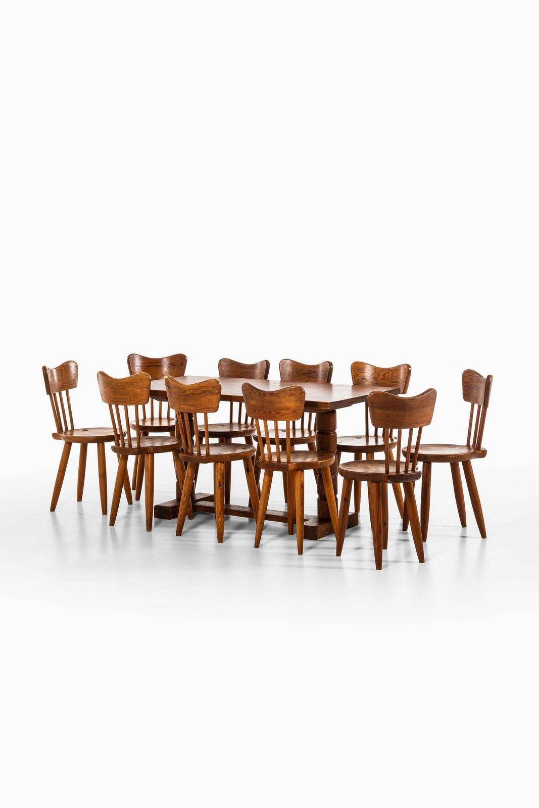 photo for sale Torsten Claeson Dining Chairs By Steneby Hemslöjd In Sweden