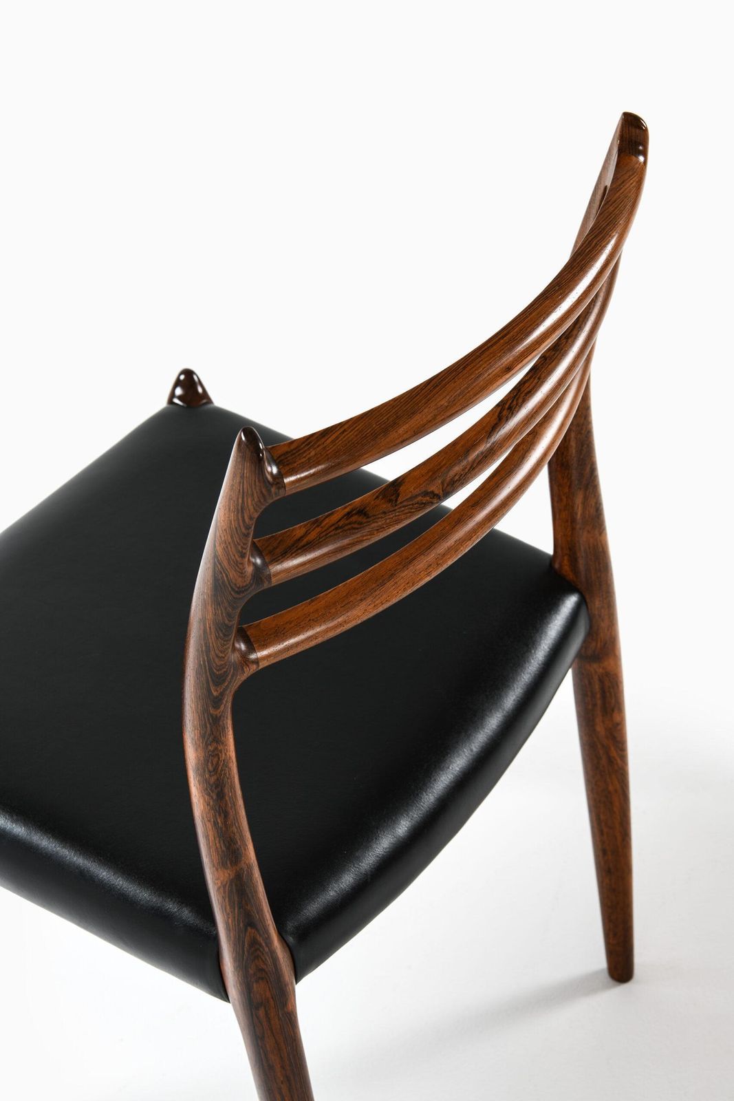 Niels O. Møller Dining Chairs Model 78 Produced By J.L Møllers Møbelfabrik photo vintage