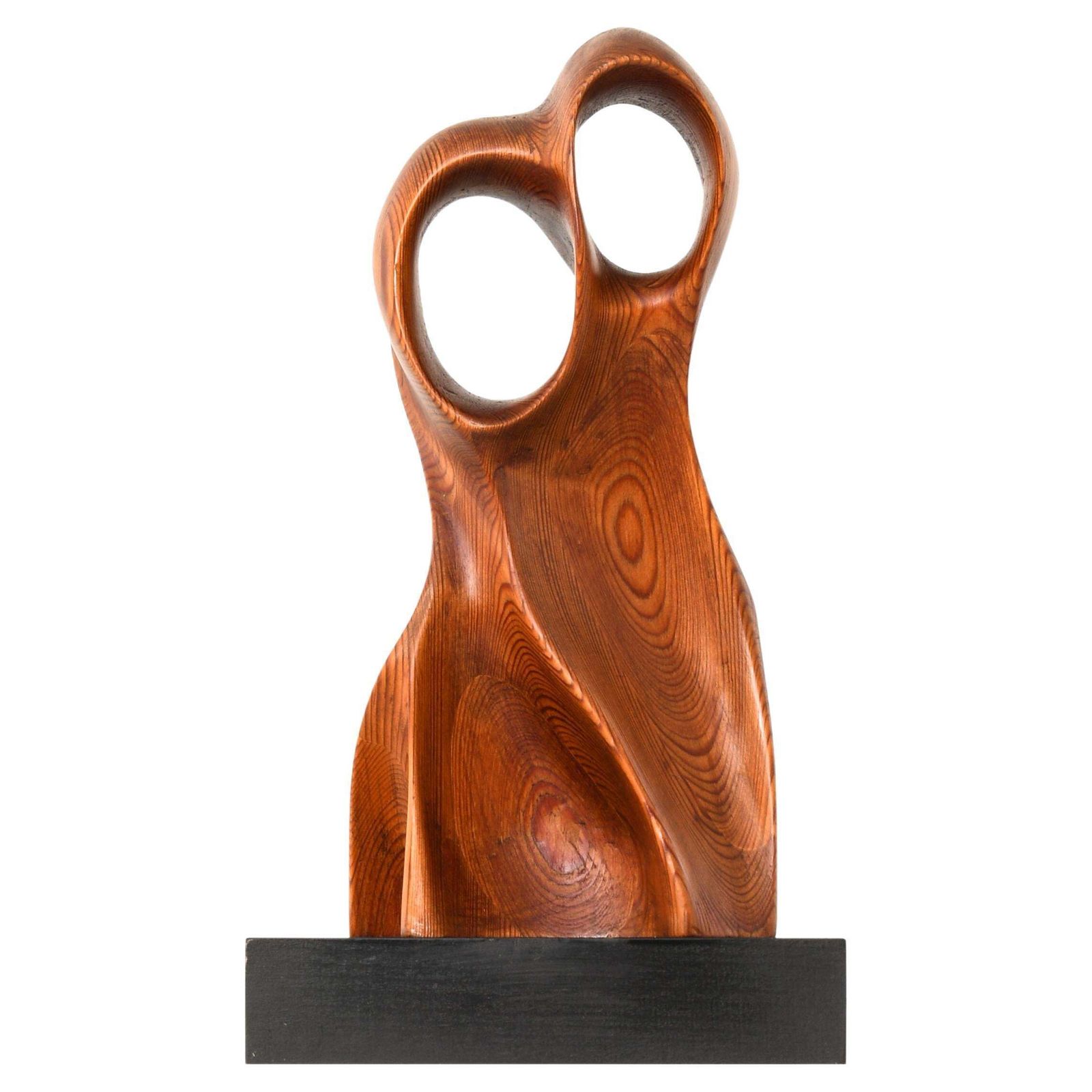 Rare Sculpture In Pine By Johnny Mattsson, 1950's
