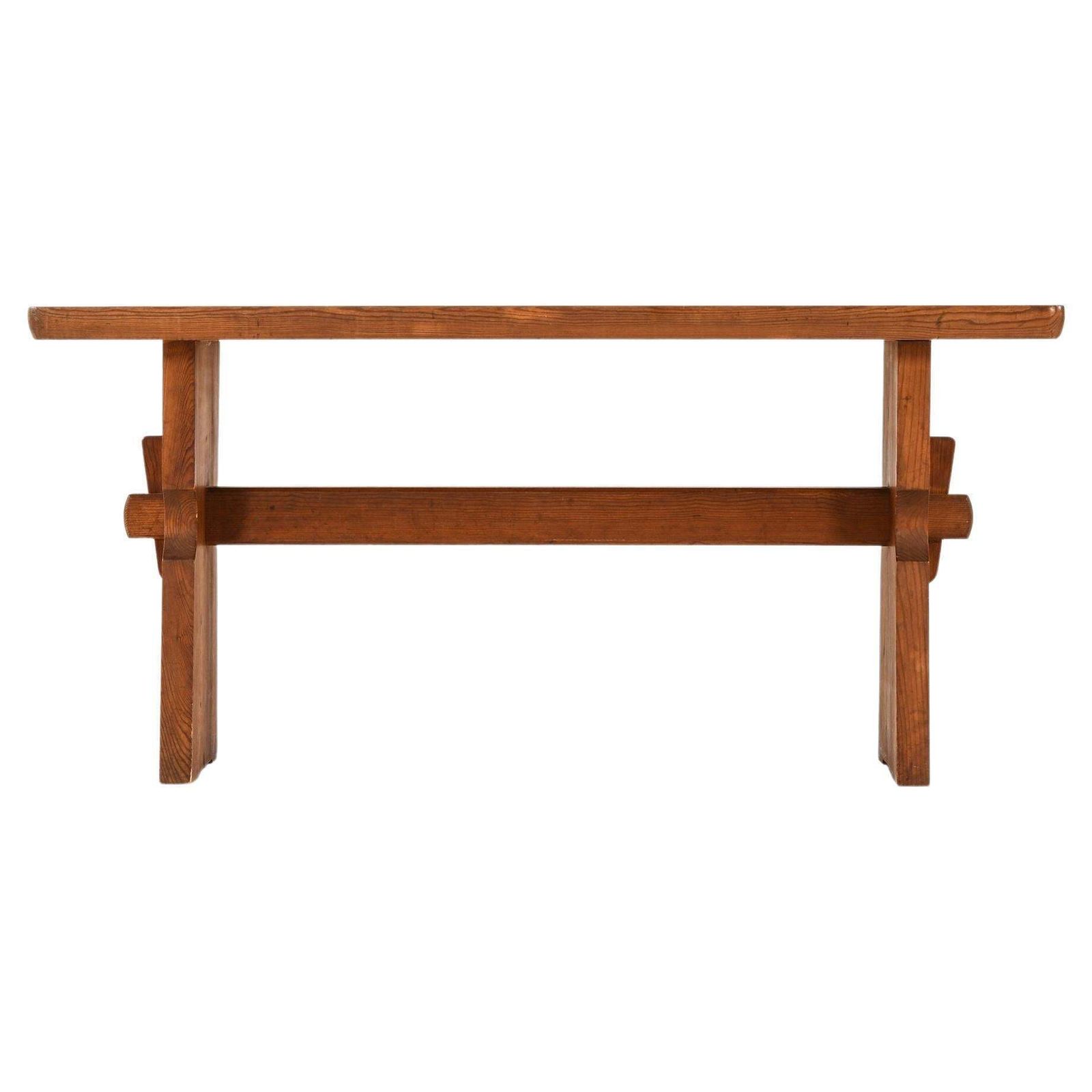 Dining Table Värmdö In Pine By Axel Einar Hjorth, 1930's, Nordiska Kompaniet