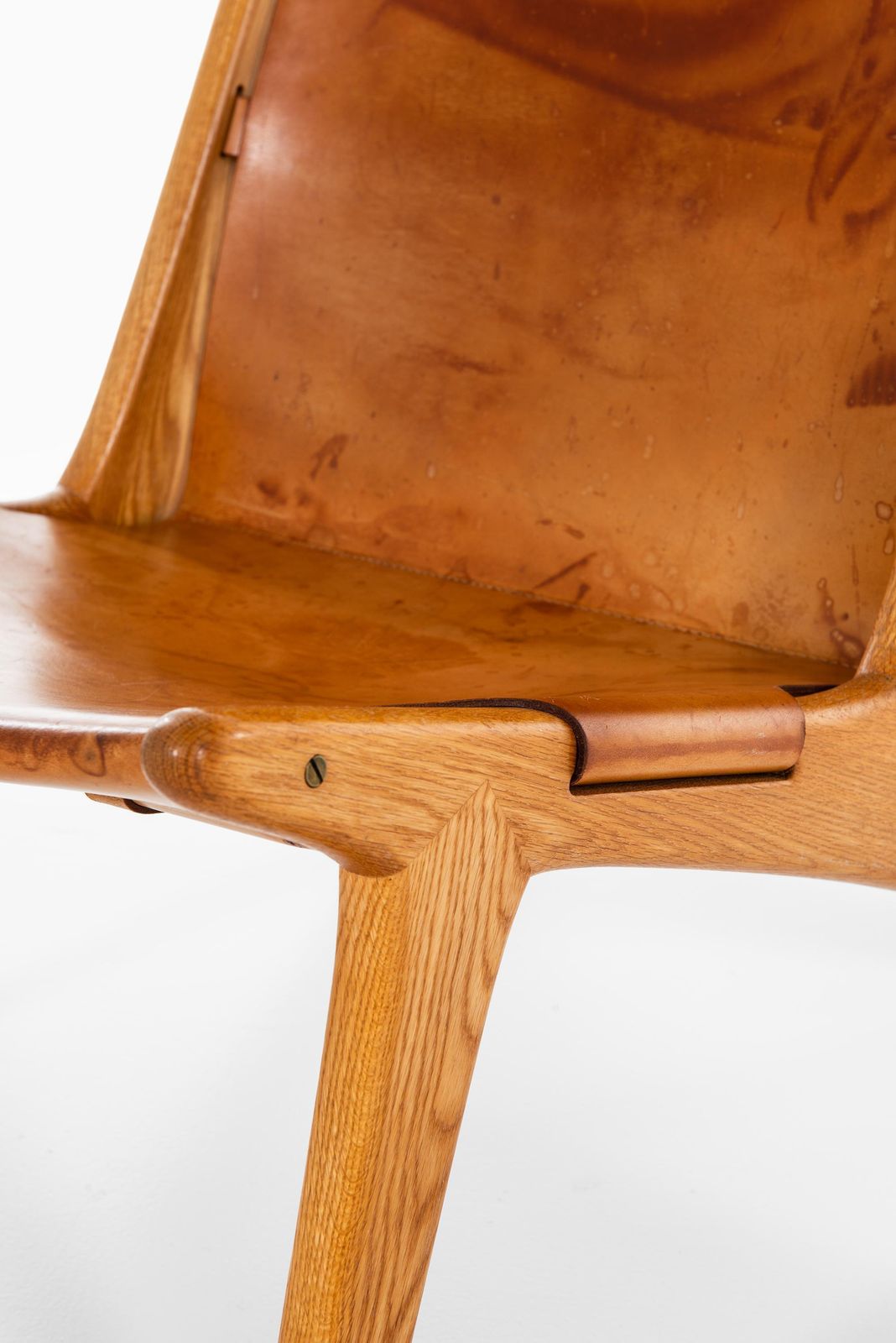 photo for sale Uno & östen Kristiansson Hunting Easy Chair Produced By Luxus In Sweden