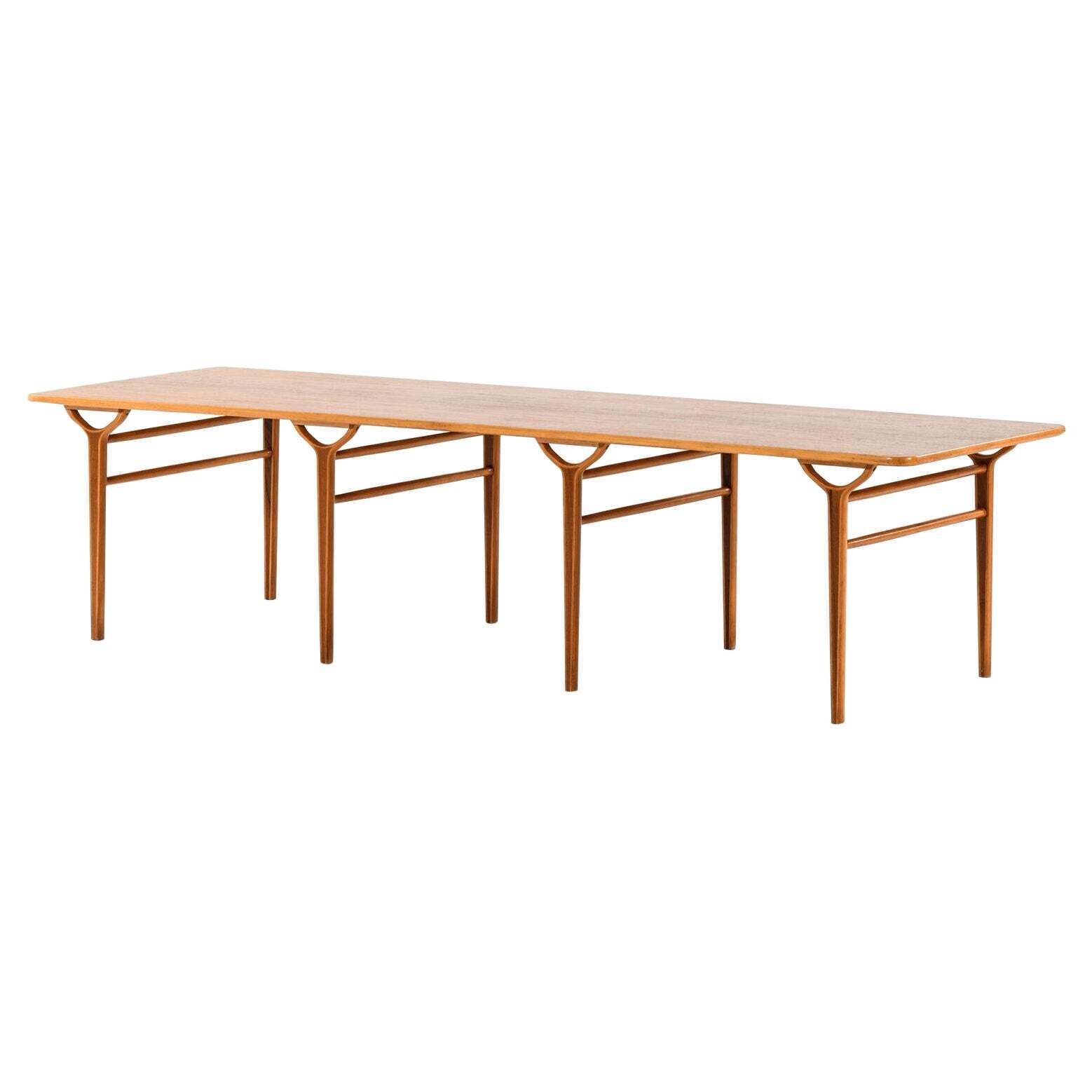 Peter Hvidt & Orla Mølgaard Nielsen Library Table Produced By Fritz Hansen