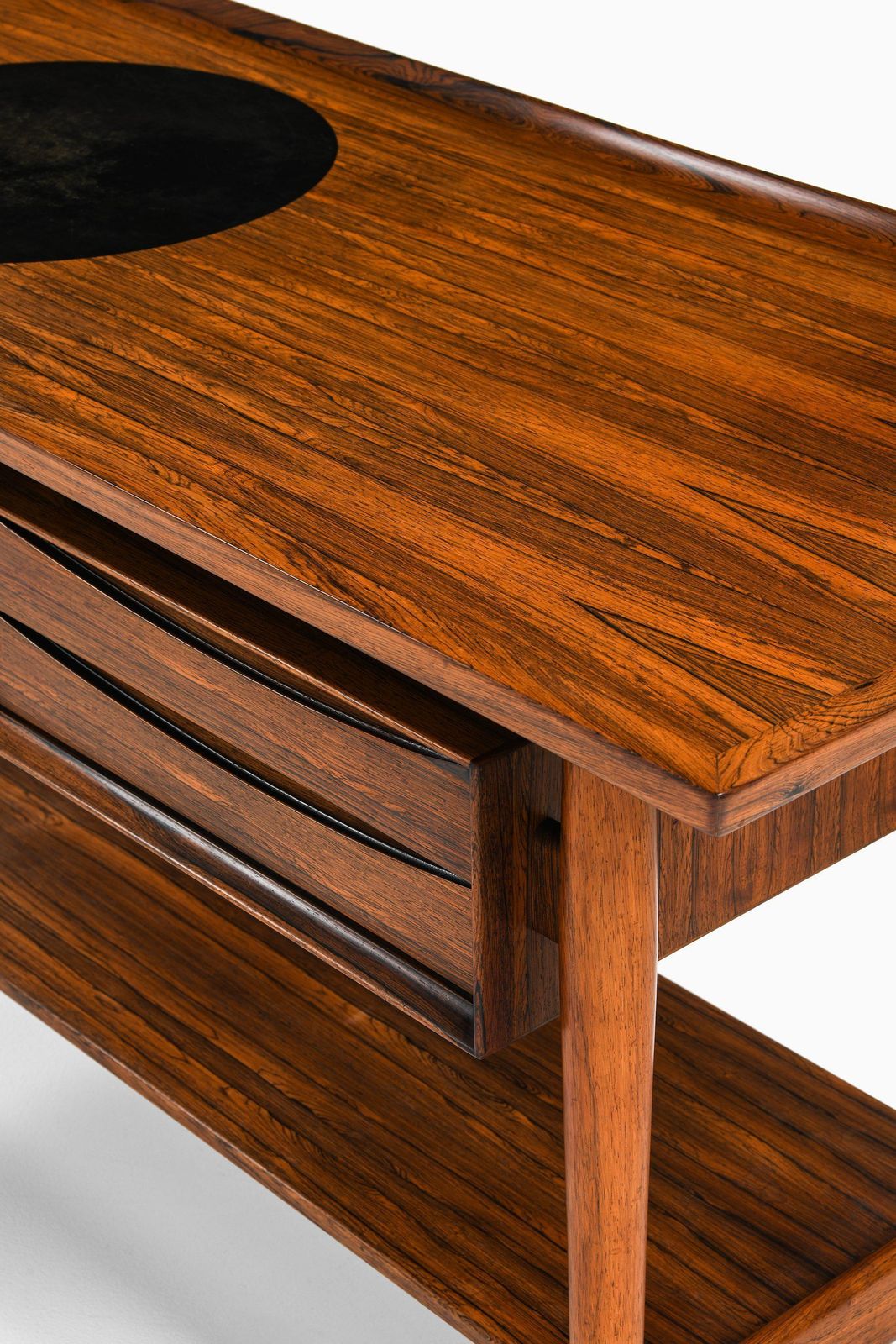 Freestanding Console Table In Rosewood And Formica By Arne Vodder, 1960's photo vintage