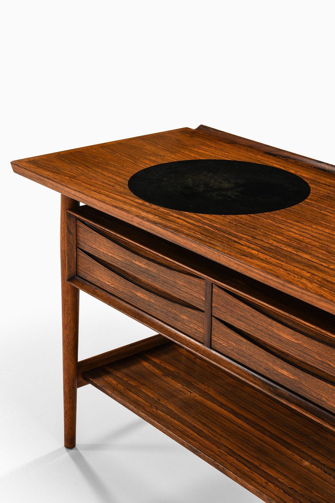 photo furniture Freestanding Console Table In Rosewood And Formica By Arne Vodder, 1960's