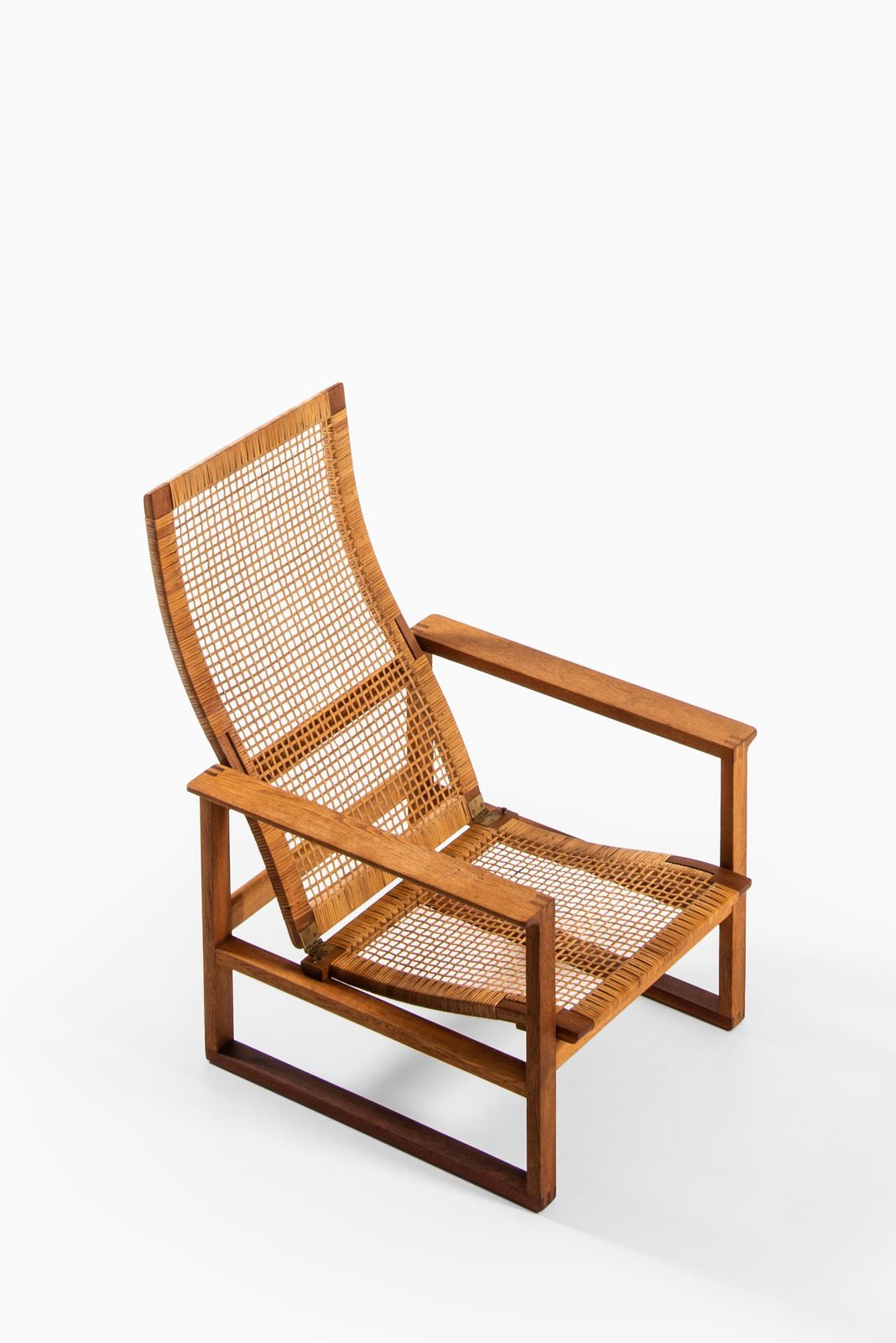 photo for sale Børge Mogensen Easy Chairs Model Bm 2254 By Fredericia Stolefabrik In Denmark