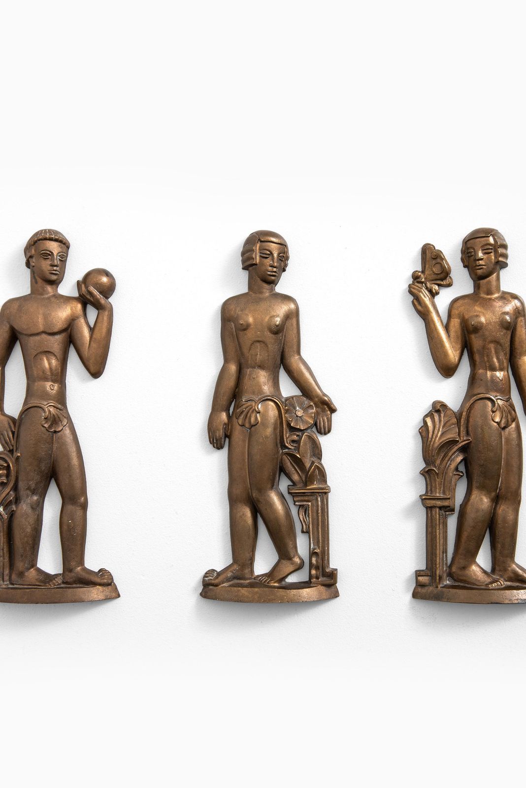 Stig Blomberg Reliefs In Bronze By Asea In Sweden photo furniture