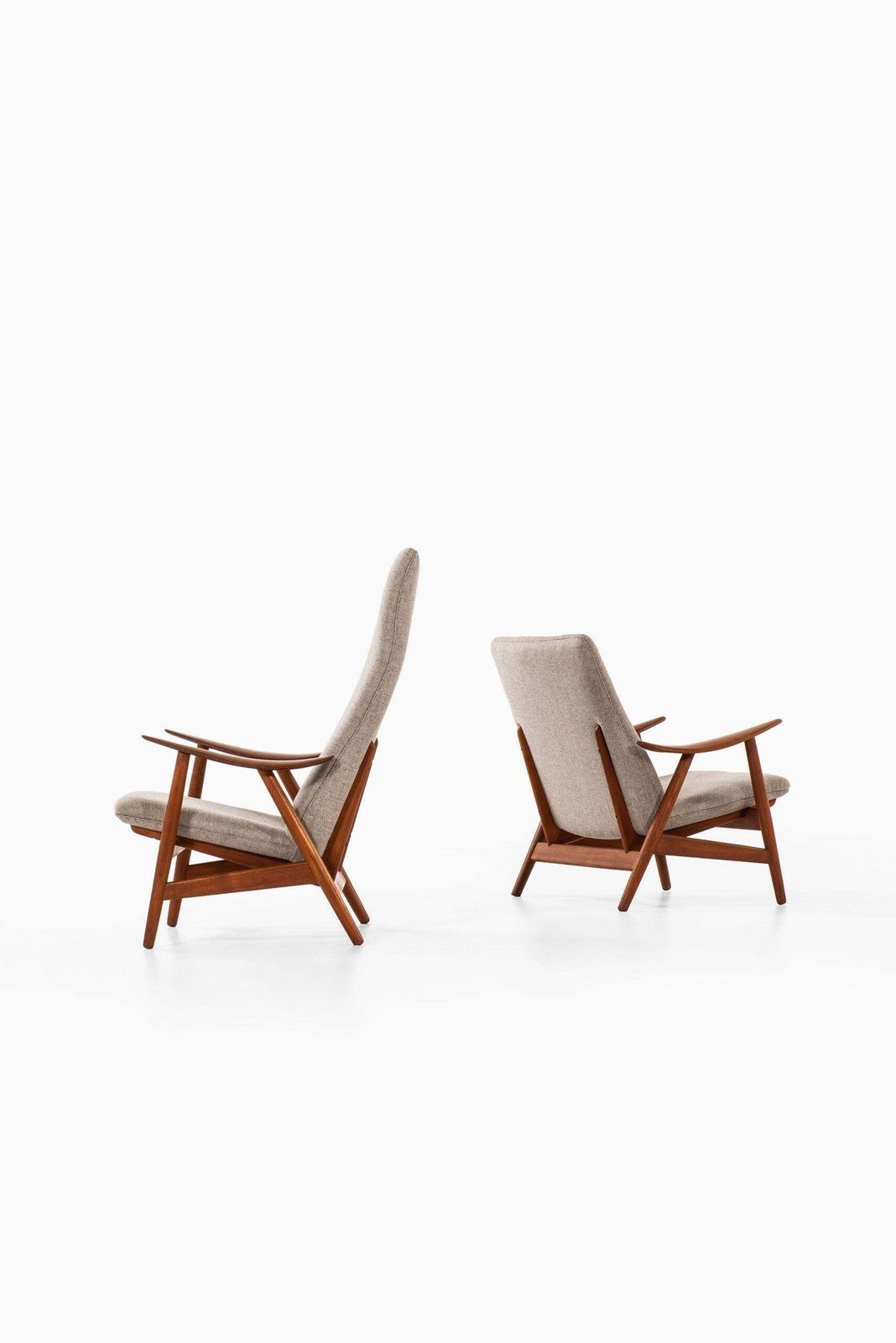 Illum Wikkelsø Easy Chairs Model 10 By Søren Willadsen Møbelfabrik In Denmark photo furniture