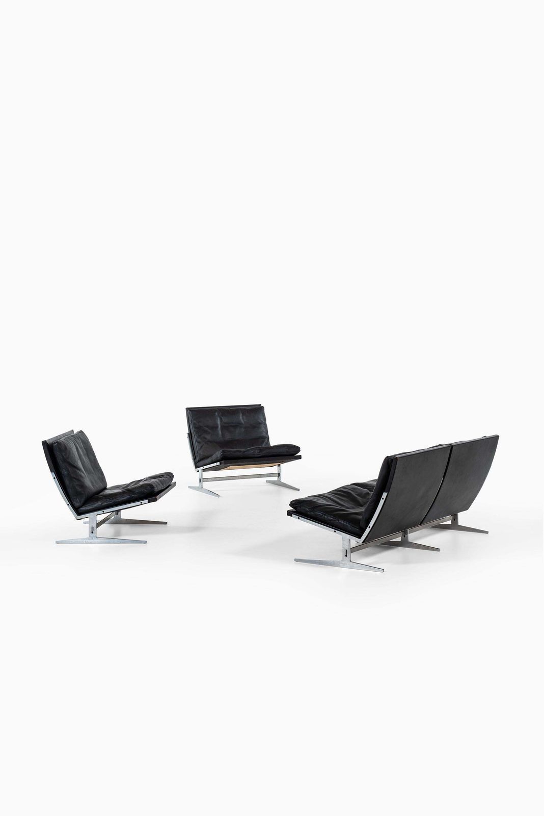 Jørgen Kastholm & Preben Fabricius Easy Chairs Model Bo 561 By Bo Ex In Denmark photo vintage