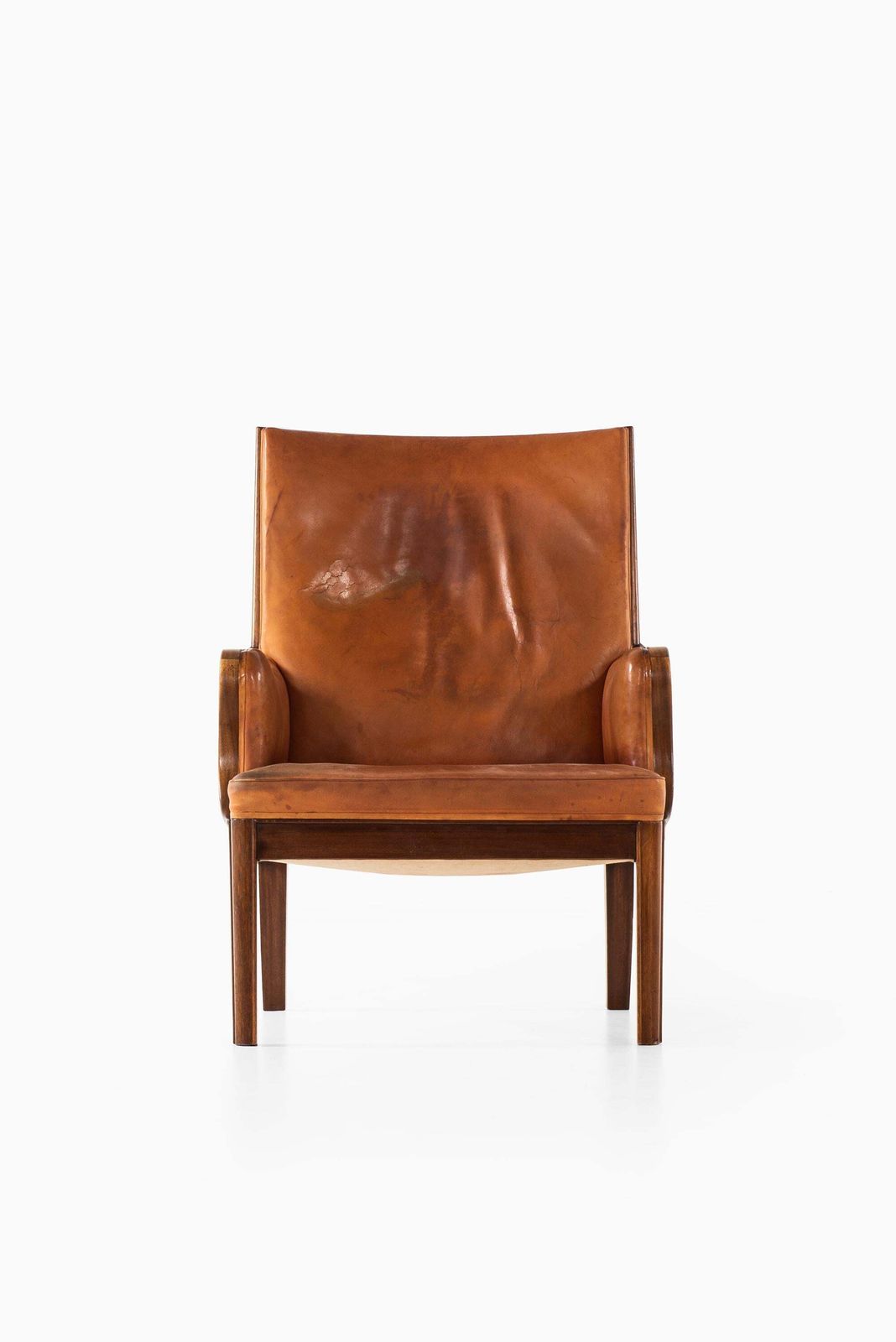 Frits Henningsen Easy Chair Produced By Cabinetmaker Frits Henningsen In Denmark photo furniture
