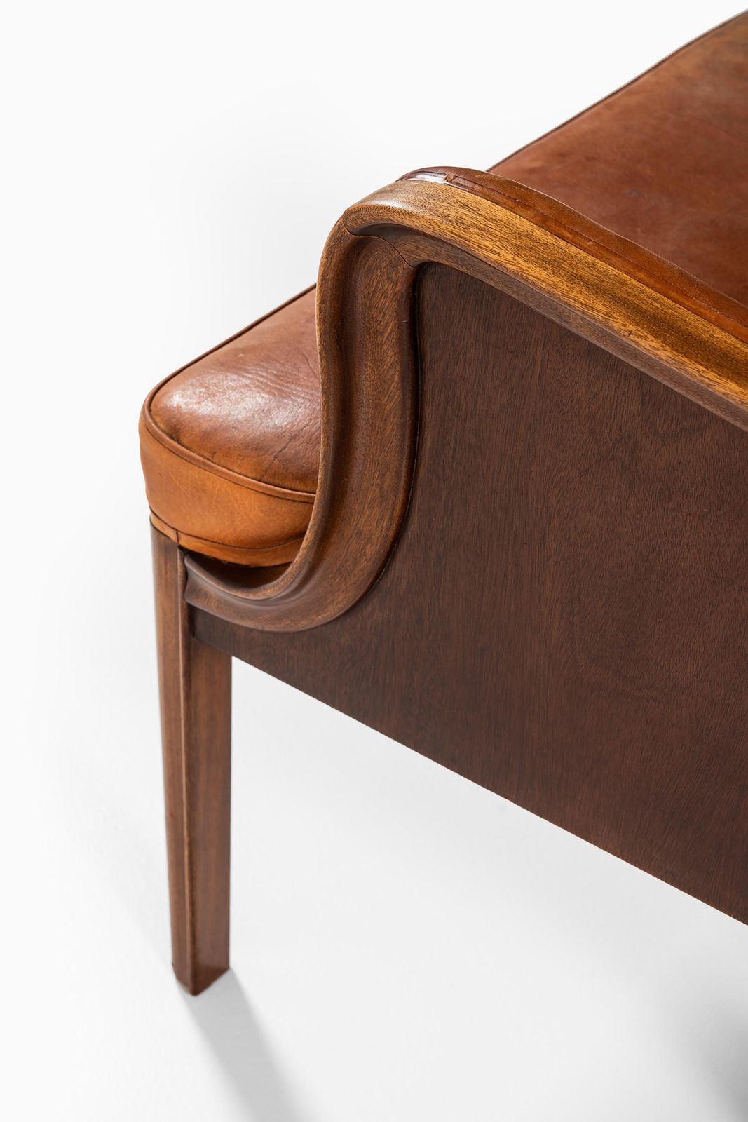 Frits Henningsen Easy Chair Produced By Cabinetmaker Frits Henningsen In Denmark photo 14863.0