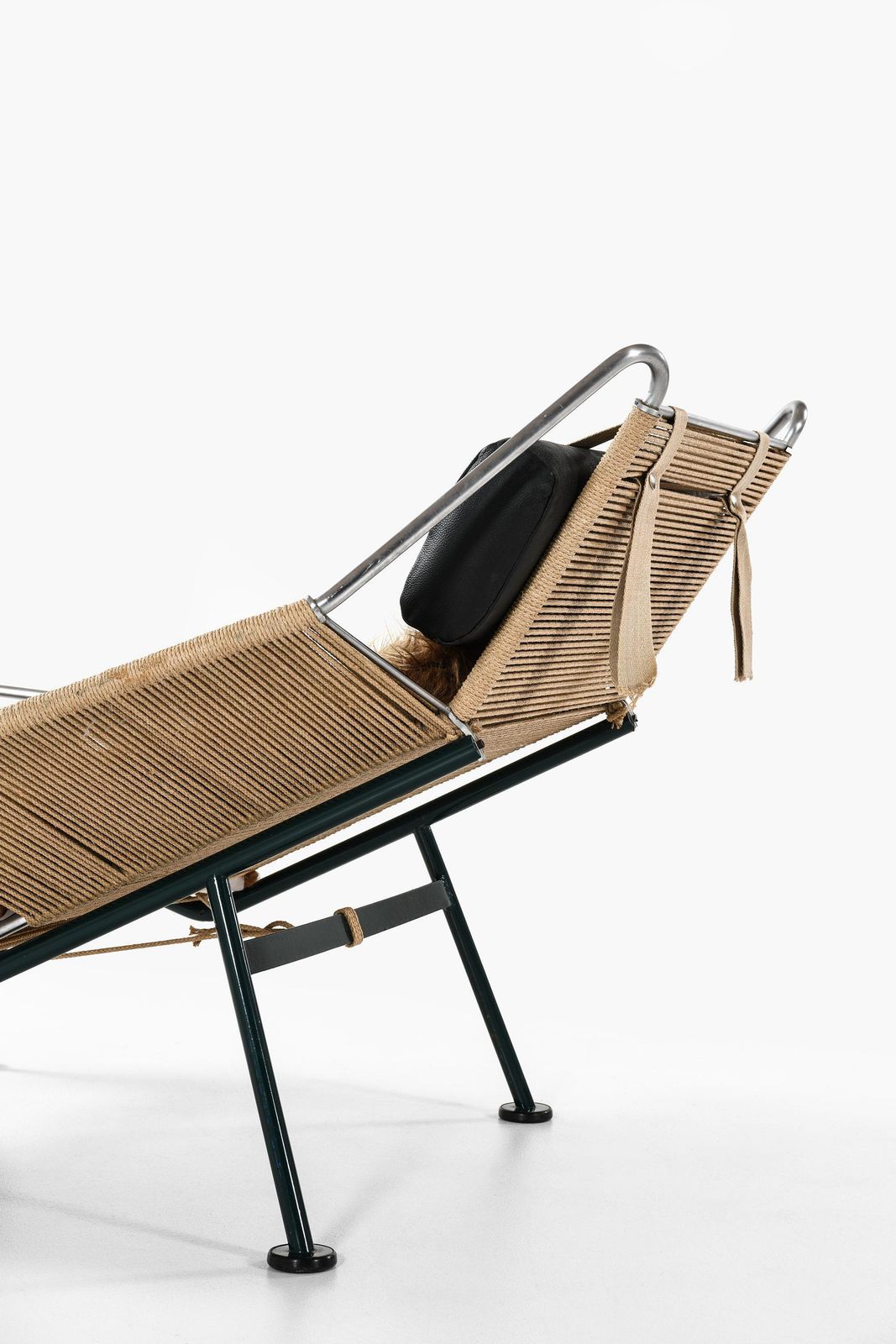 Lounge Chair In Metal And Sheepskin By Hans Wegner, 1960s photo Furniture