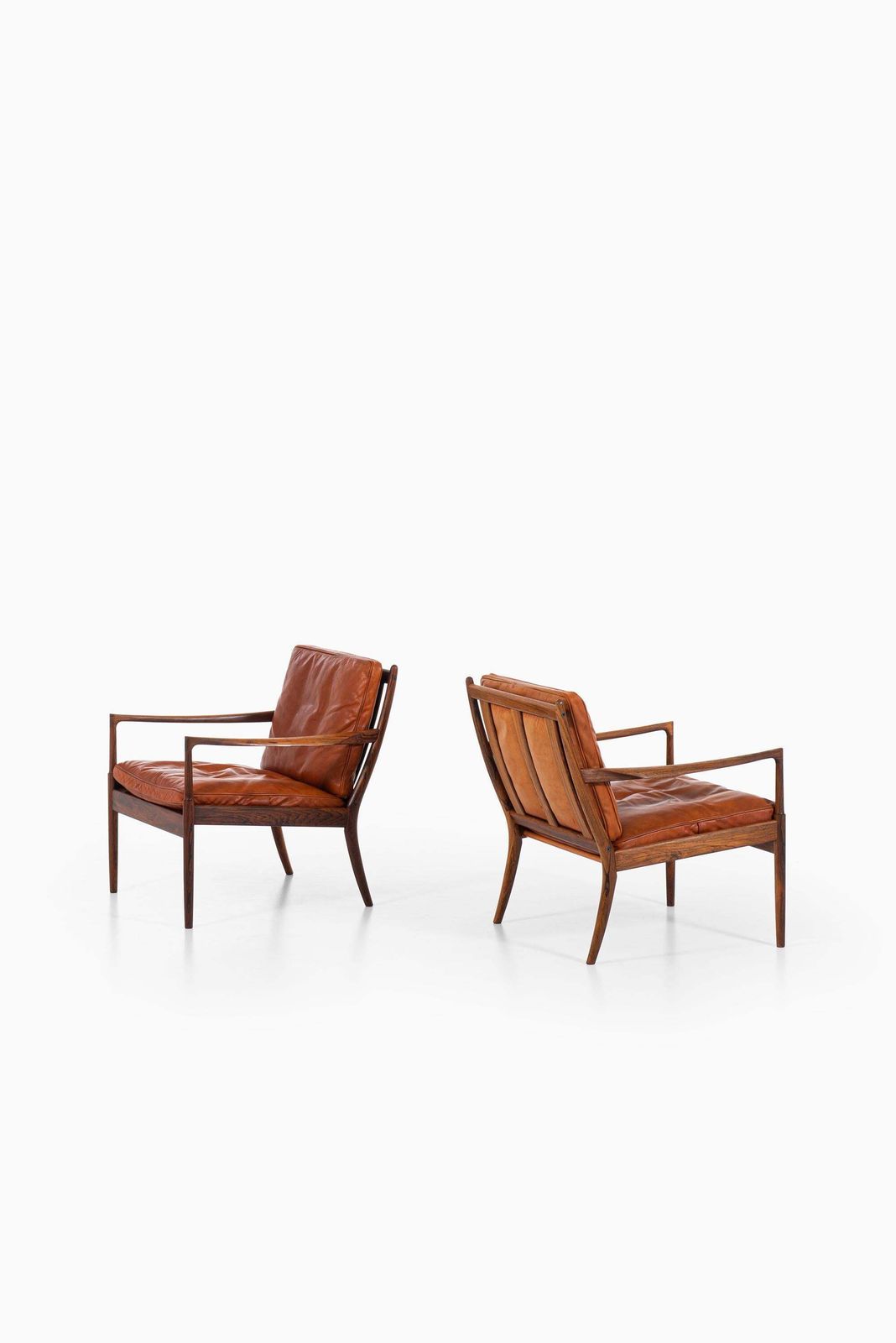 Ib Kofod Larsen Easy Chairs Model Samsö Produced By Ope In Sweden photo vinterior