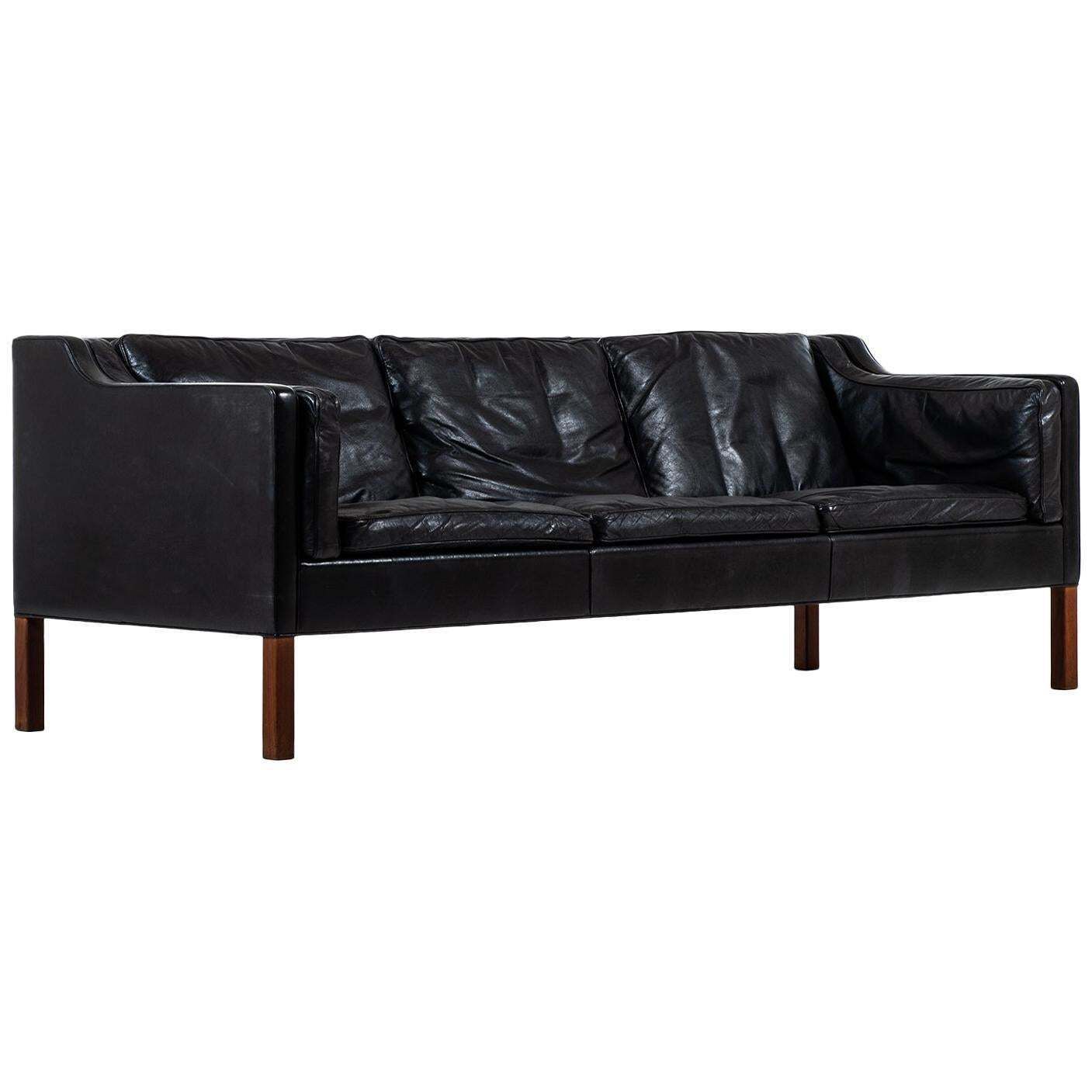 Børge Mogensen Sofa Model 2213 By Fredericia Stolefabrik In Denmark