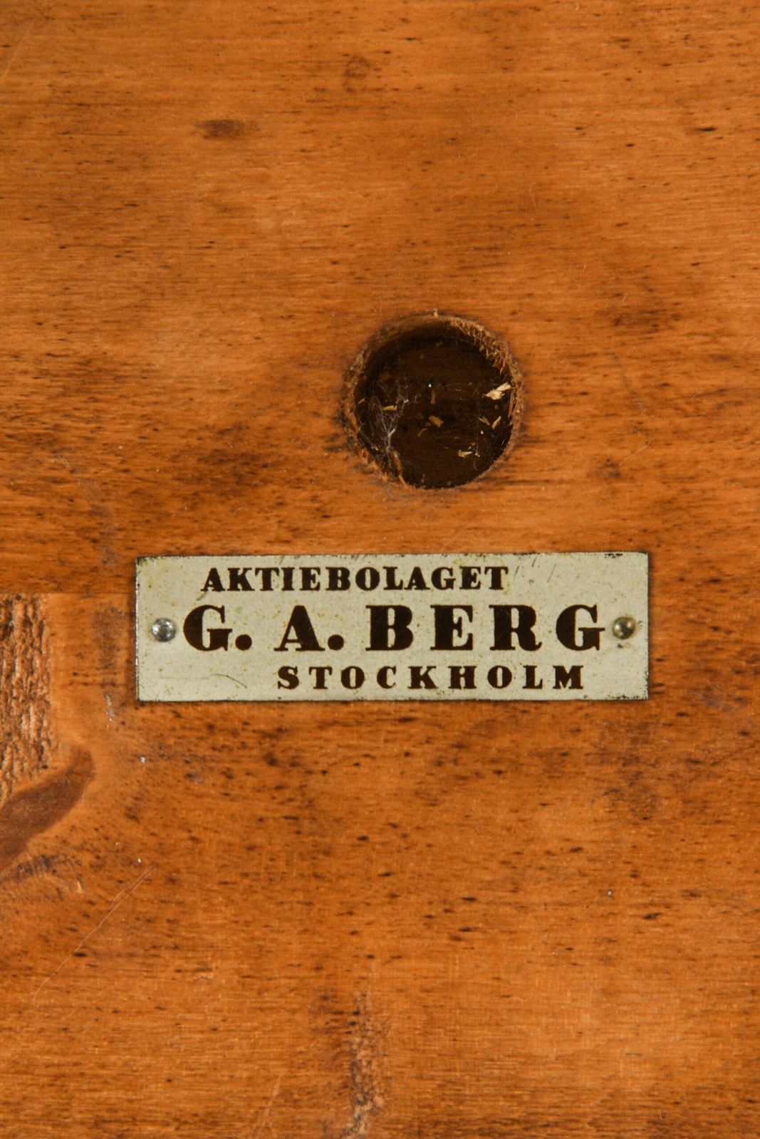 Gustav Axel Berg Stool Produced By Gustav Axel Berg 'Ga Berg' In Sweden photo 1699.0