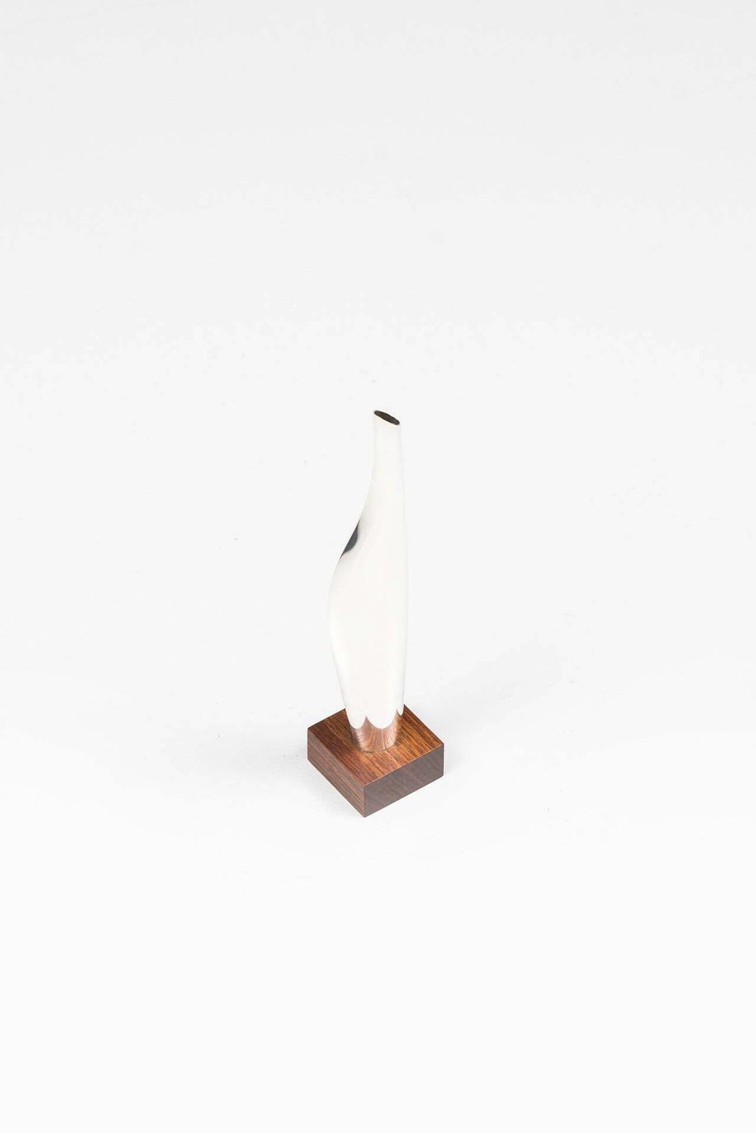 Tapio Wirkkala Sterling Silver Vase On Rosewood Base Model Tw17 photo furniture