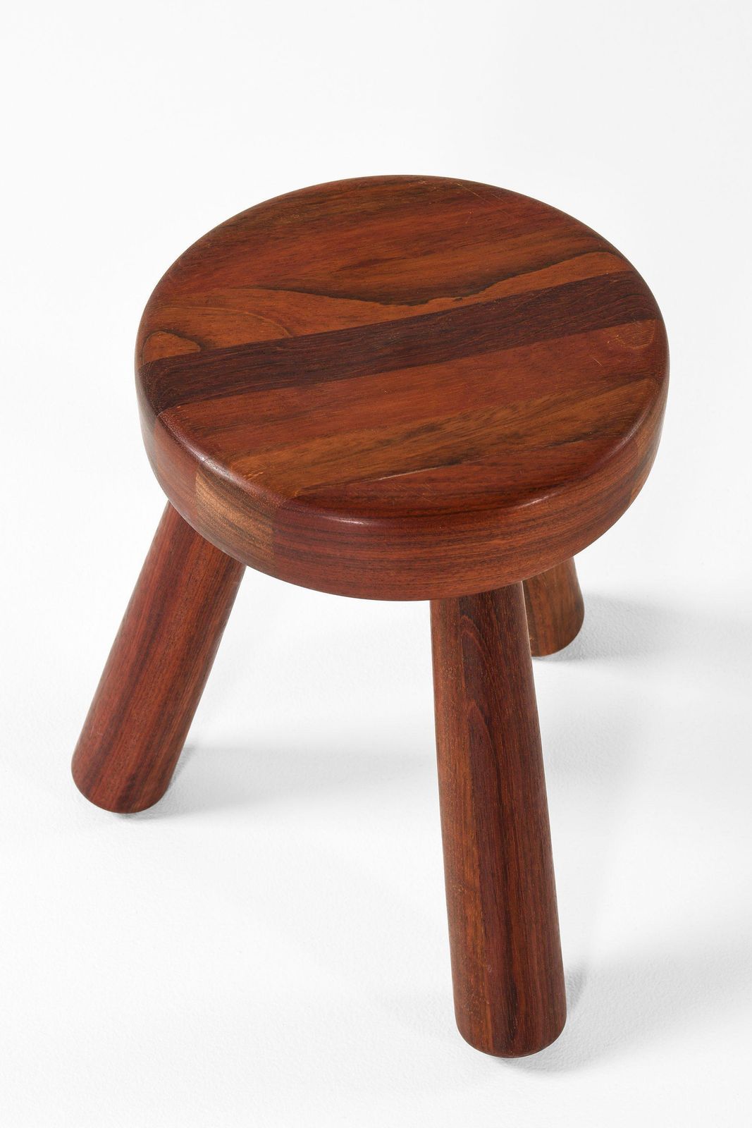 Small Stool In Jatoba Wood By Ingvar Hildingsson, 1980's photo furniture