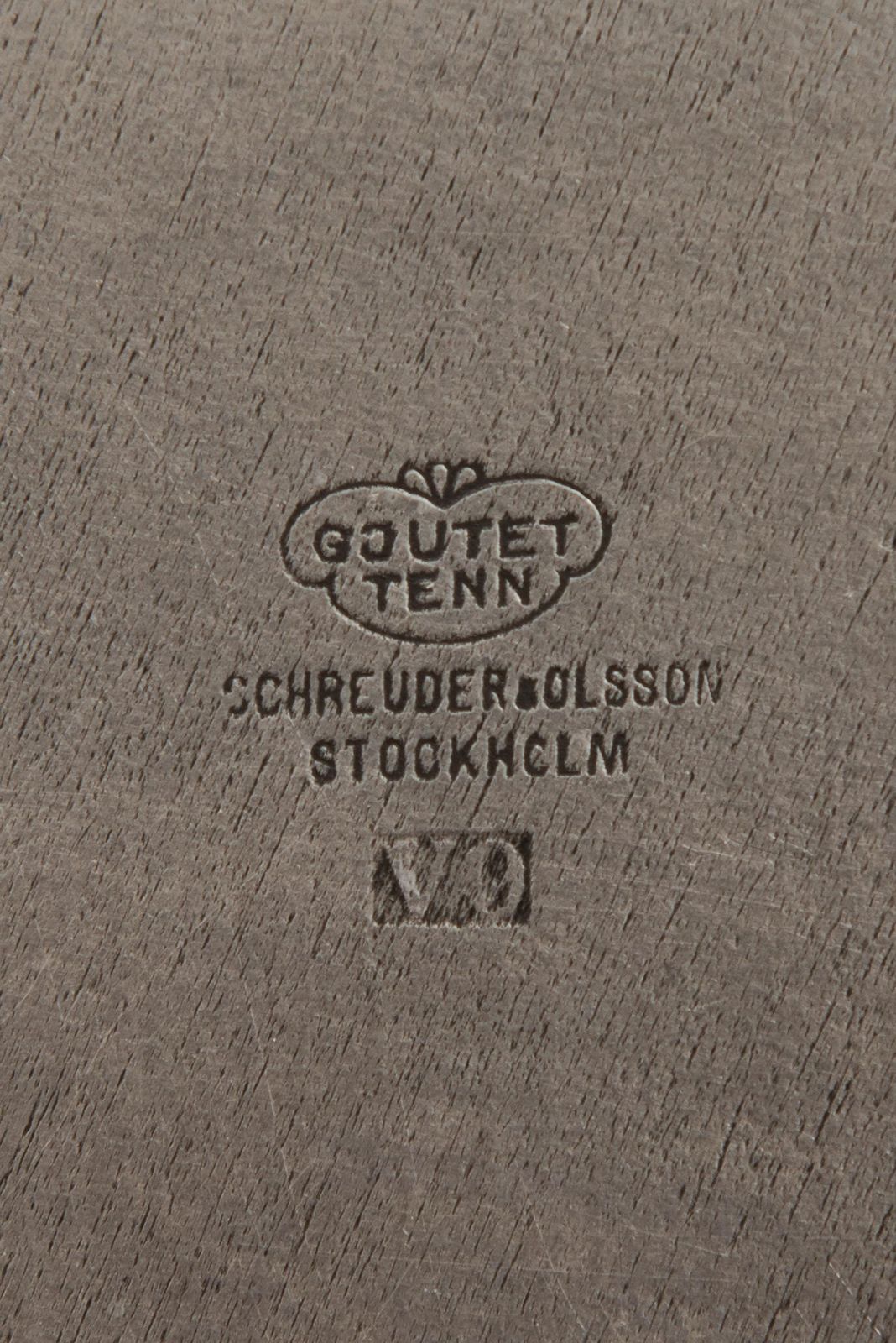Olof Ahlberg Dish In Pewter Produced By Schreuder & Olsson In Stockholm, Sweden photo Home Decor