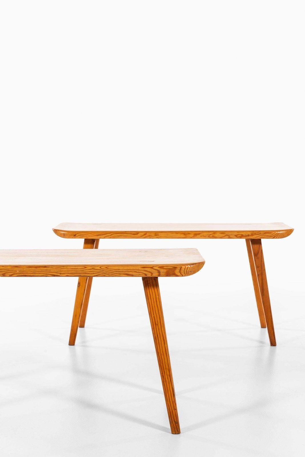Carl Malmsten Benches Model Visingsö Produced By Svensk Fur In Sweden photo for sale