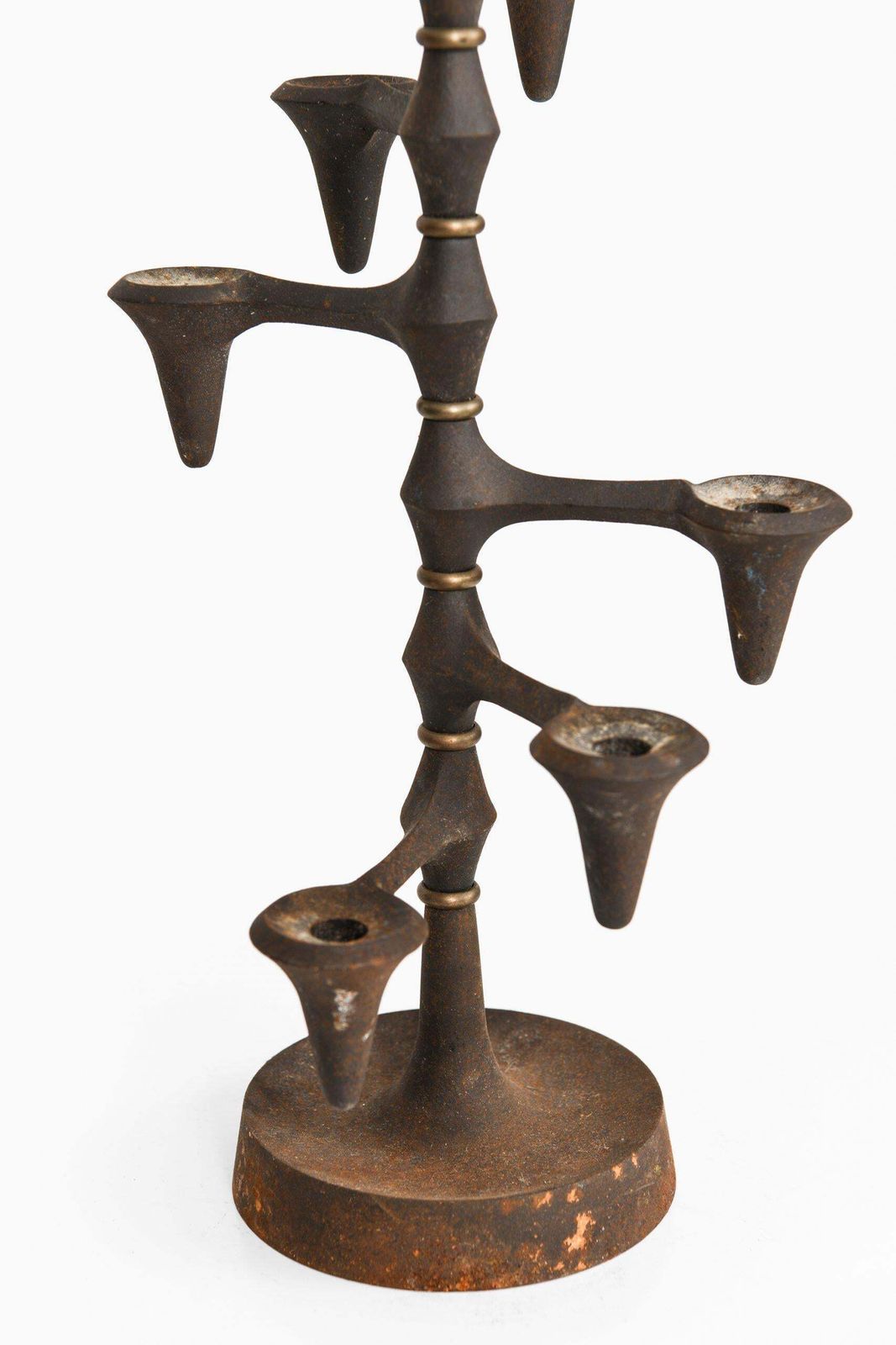 Jens Harald Quistgaard Candlestick Produced By Dansk In Denmark photo for sale