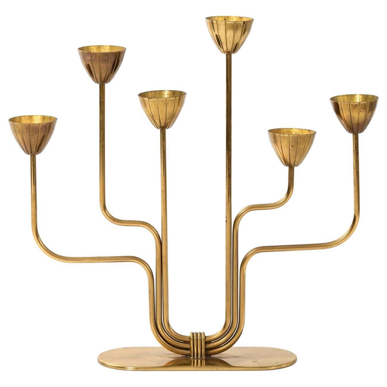 Gunnar Ander Candlestick Produced By Ystad Metall In Sweden