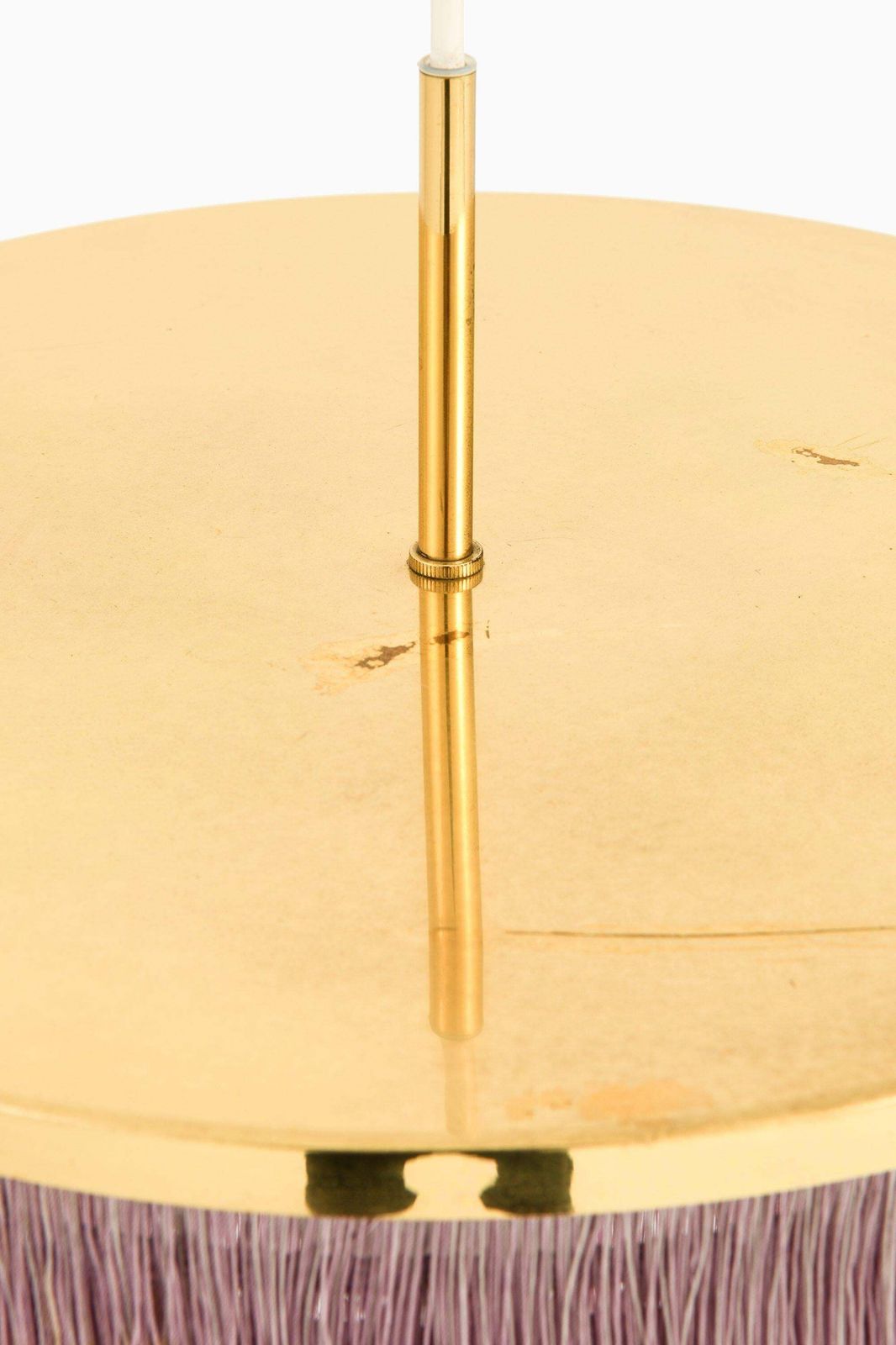 Ceiling Lamp In Brass And Silk Fringes By Hans Agne Jakobsson, 1960's photo furniture