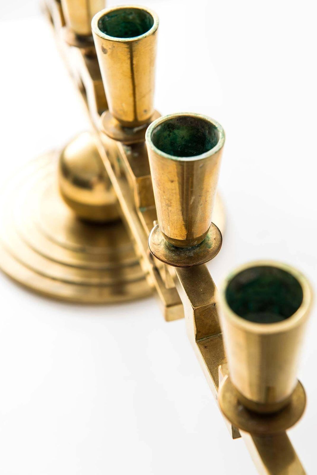 Lars Holmström Candlestick In Brass By Lars Holmström In Arvika, Sweden photo buy