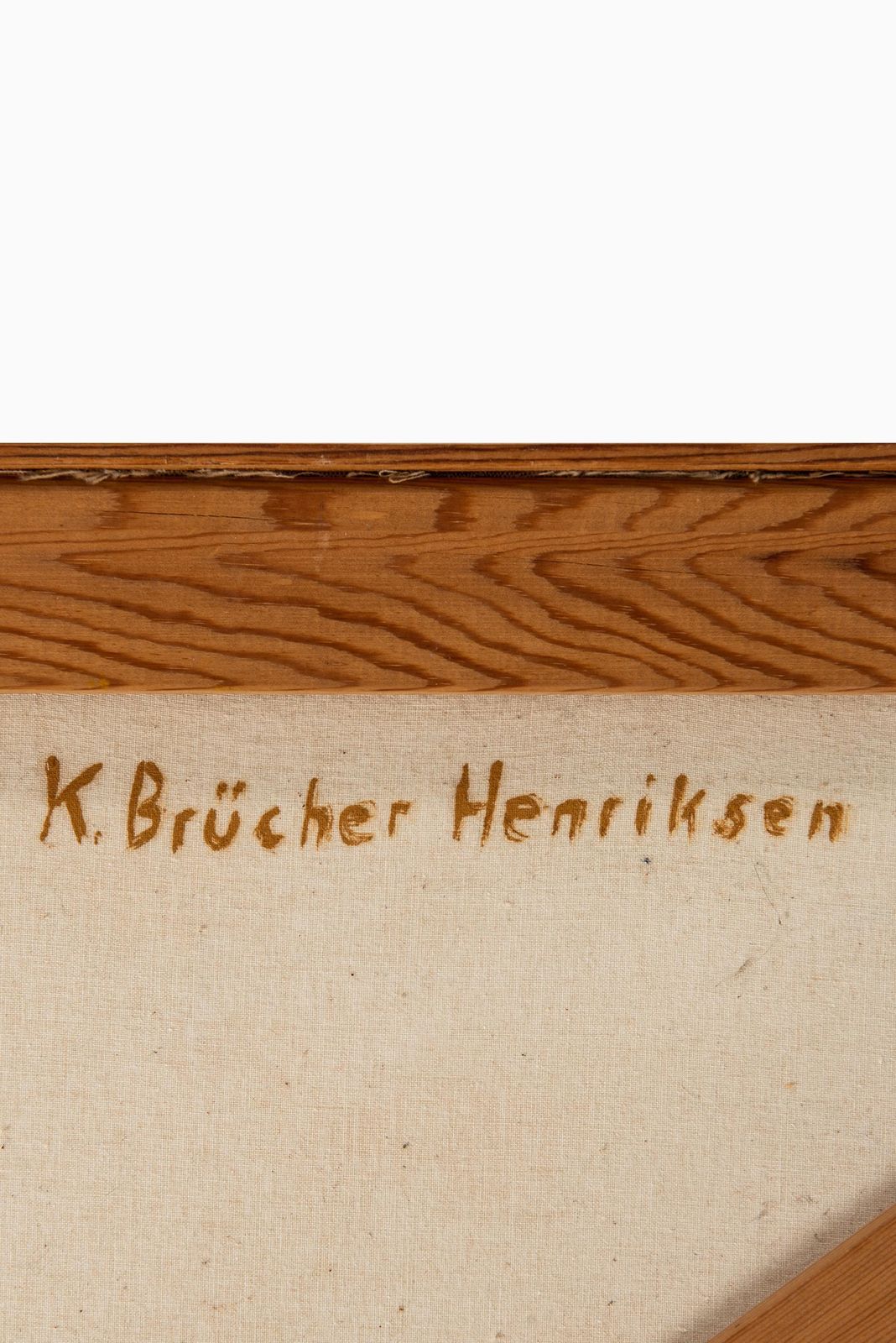 Karl Brücher Henriksen Large Oil Painting From 1970 photo 6370.0