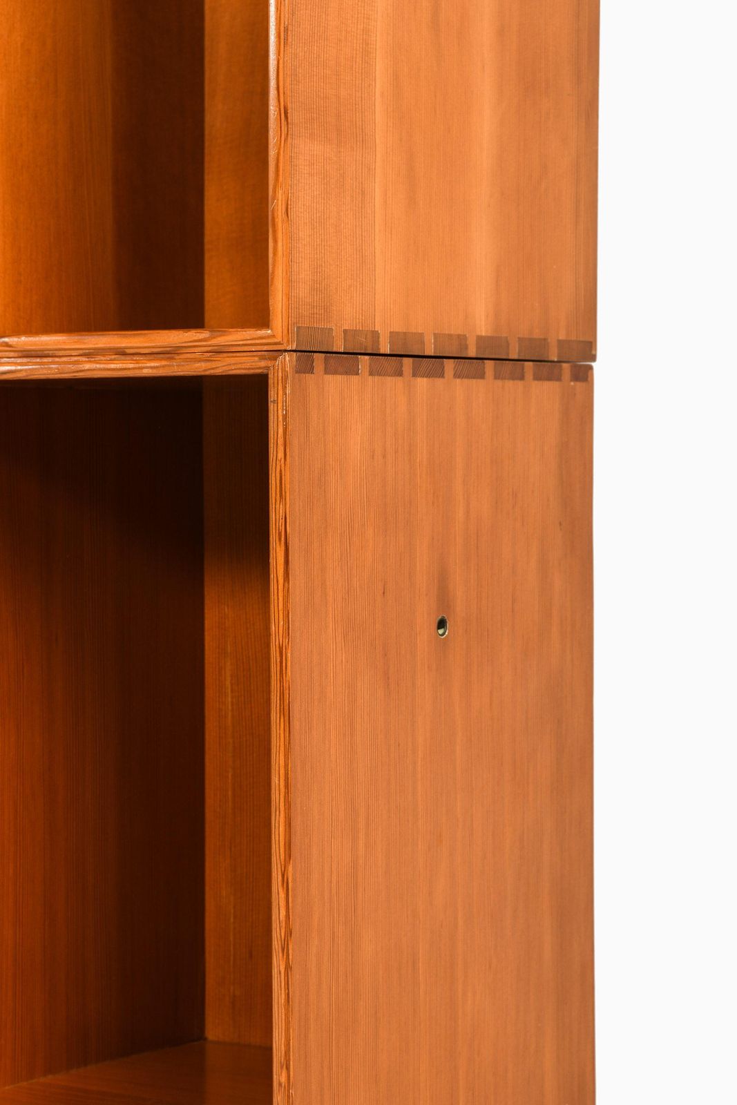 Large Set Of Bookcases In Oregon Pine, Glass By Mogens Koch, 1933 photo buy