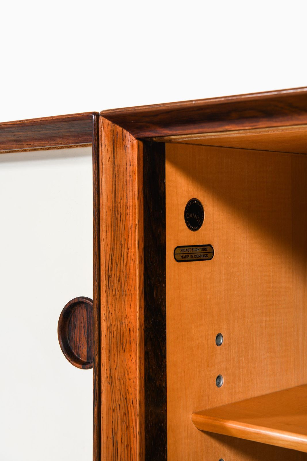 Pair Of Freestanding Sideboards In Rosewood And Formica By Arne Vodder, 1950's photo vinterior