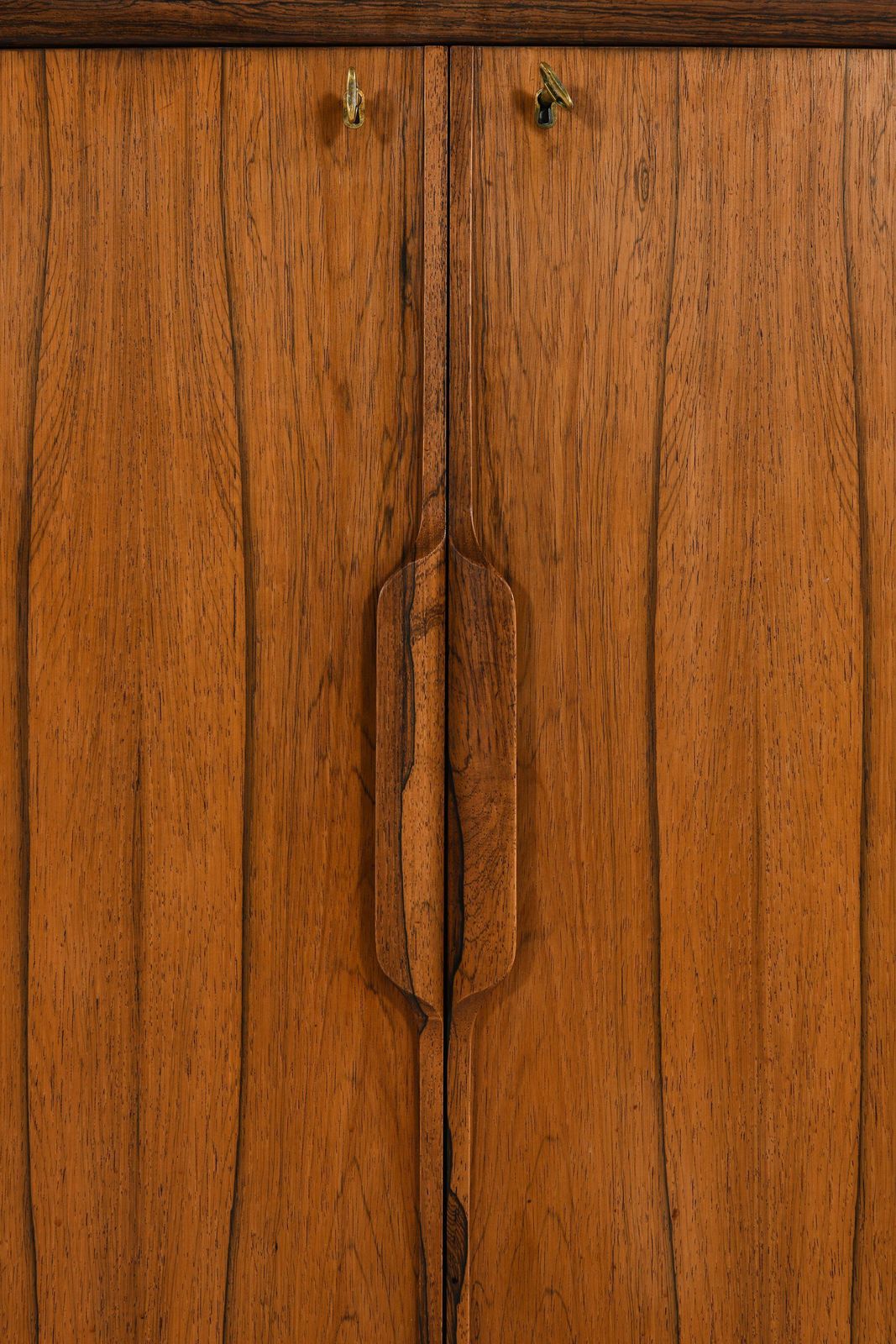 Bar Cabinet In Rosewood, Glass And Steel By Torbjørn Afdal, 1960's photo Furniture