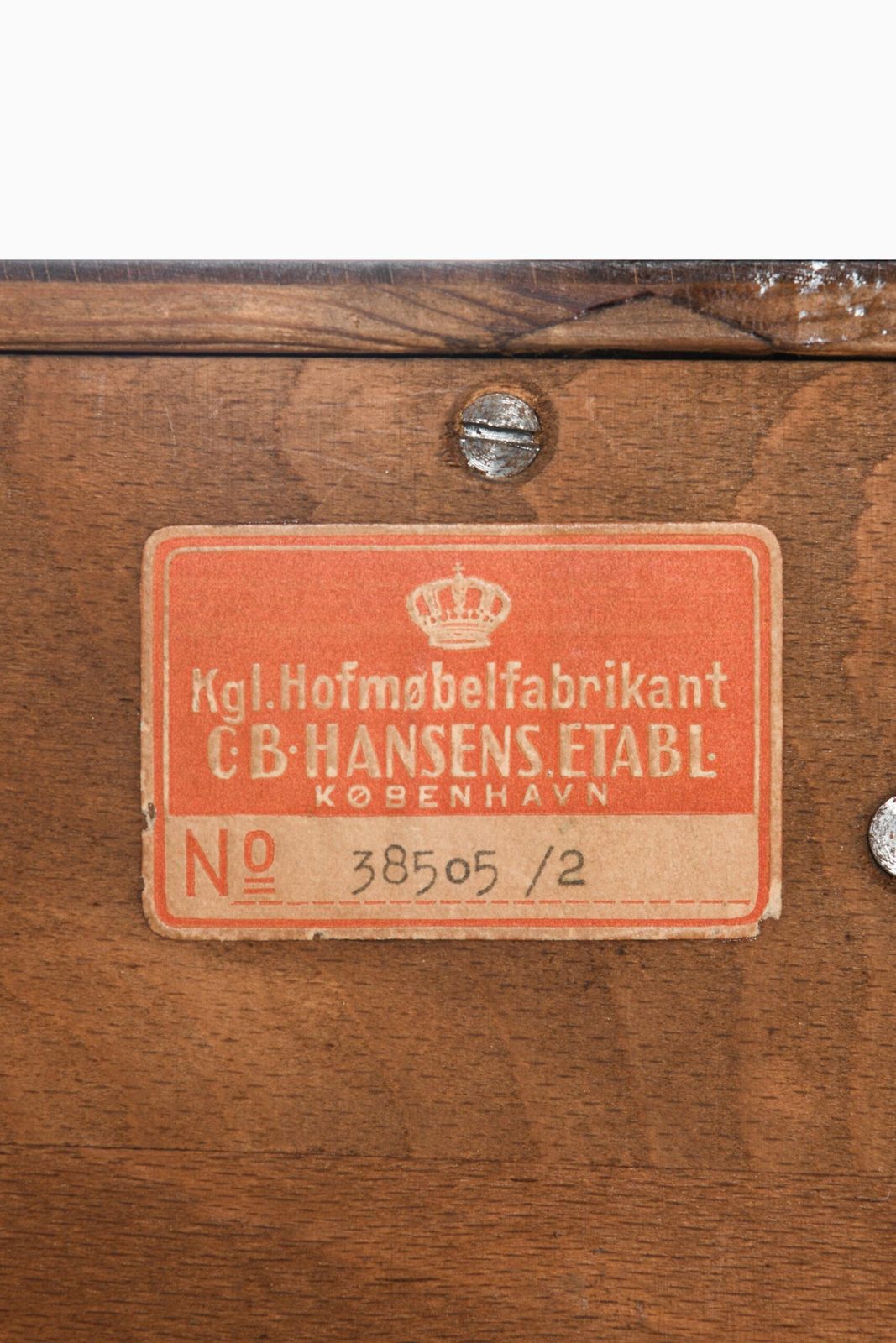 photo for sale Cabinet In The Style Of Kaare Klint By Cabinetmaker C.B. Hansen In Denmark