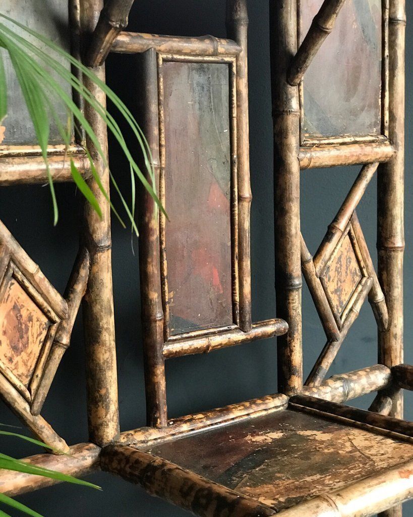 Antique Edwardian Bamboo Hallstand photo for sale