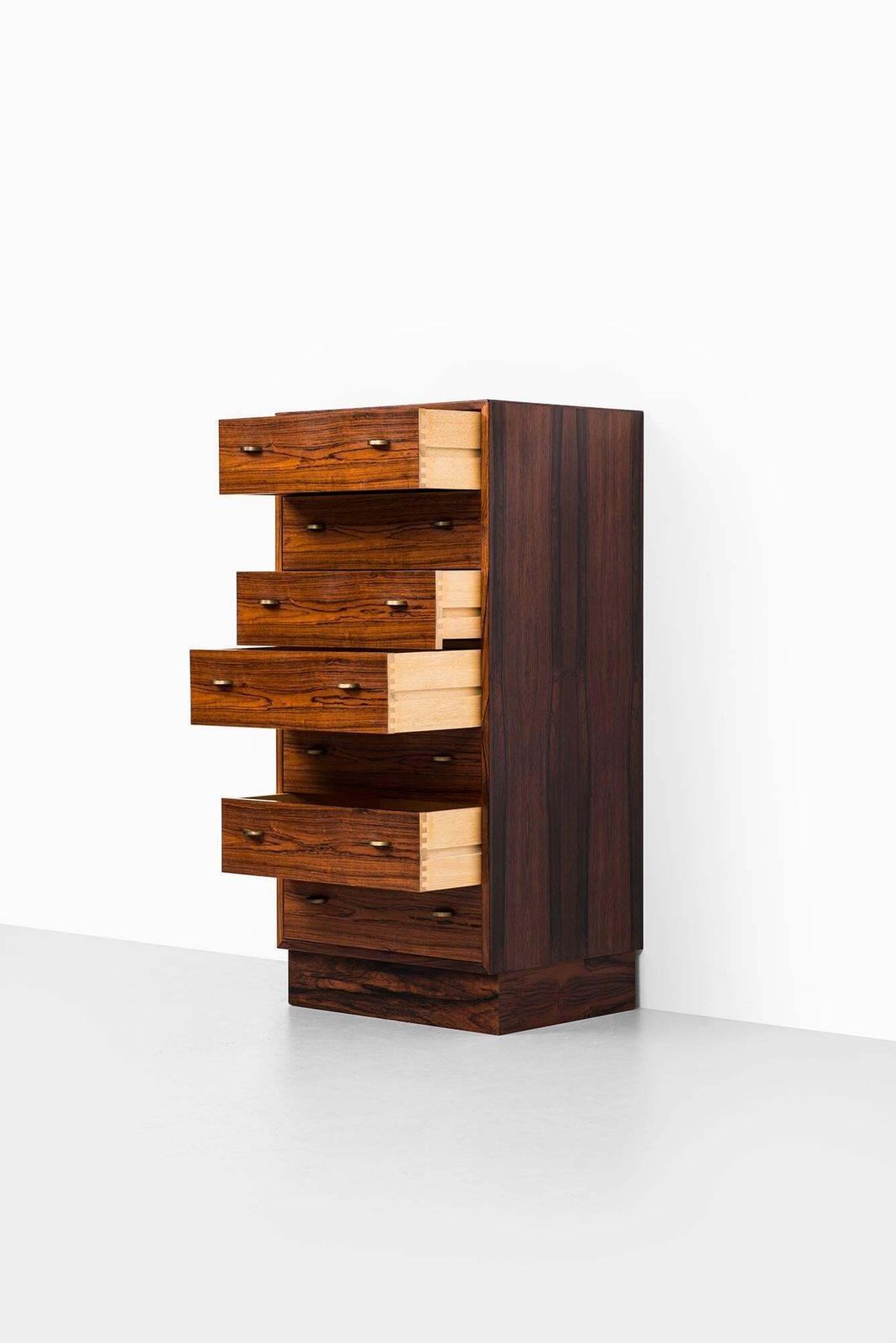 Torbjørn Afdal Bureau In Rosewood And Brass By Mellemstrans Møbelsnedkeri photo Furniture