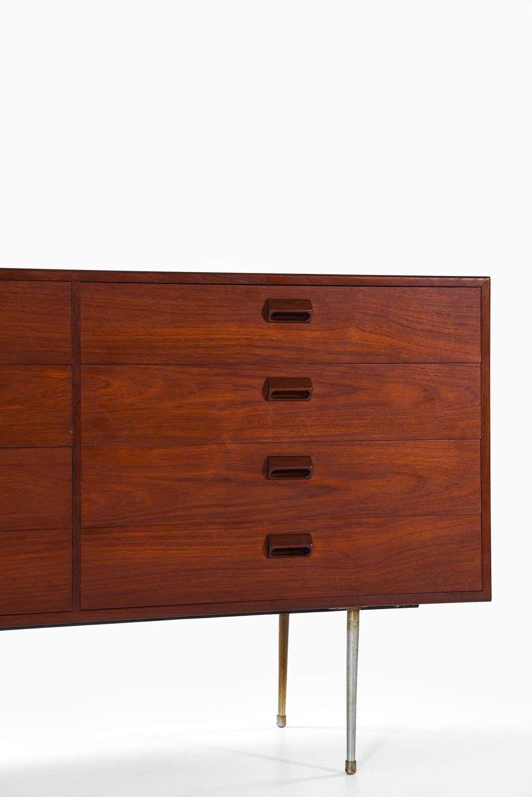 Sideboard/Bureau In Teak And Steel By Børge Mogensen, 1950s photo 7219.0