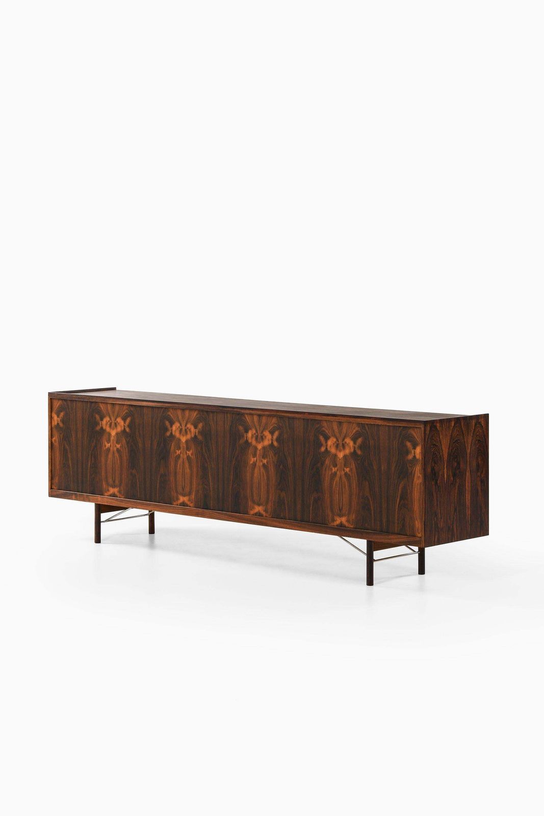 Sideboard In Rosewood And Steel By Ib Kofod Larsen, 1960s photo Furniture