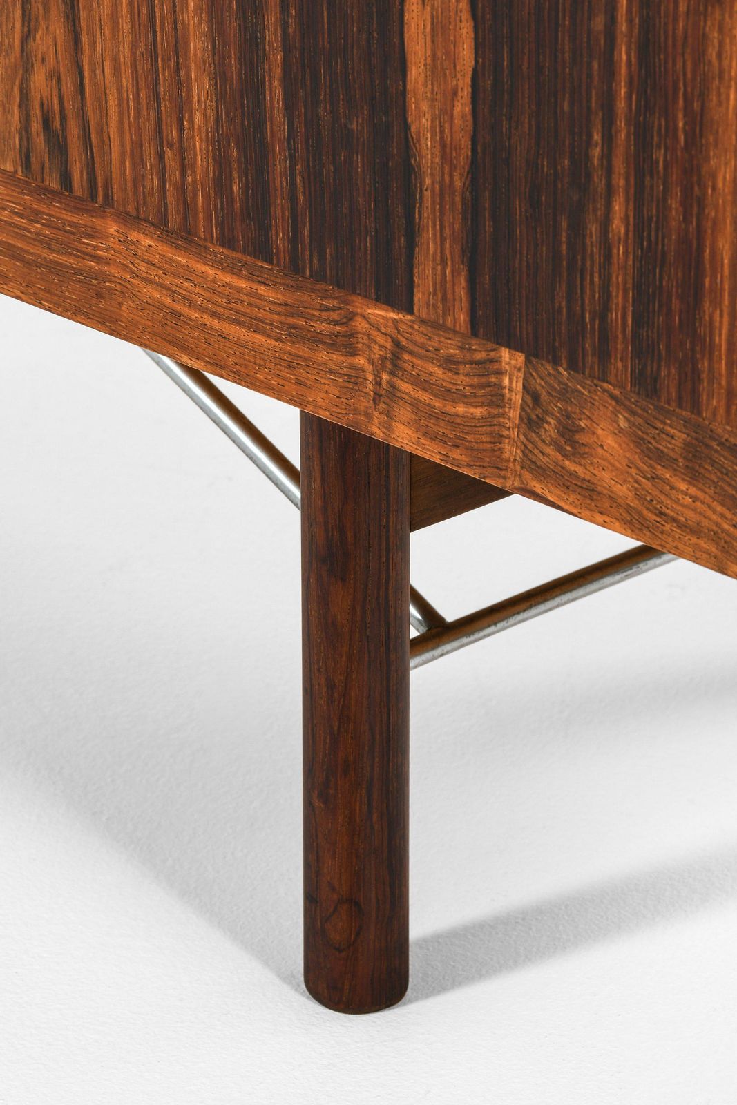 photo furniture Sideboard In Rosewood And Steel By Ib Kofod Larsen, 1960s