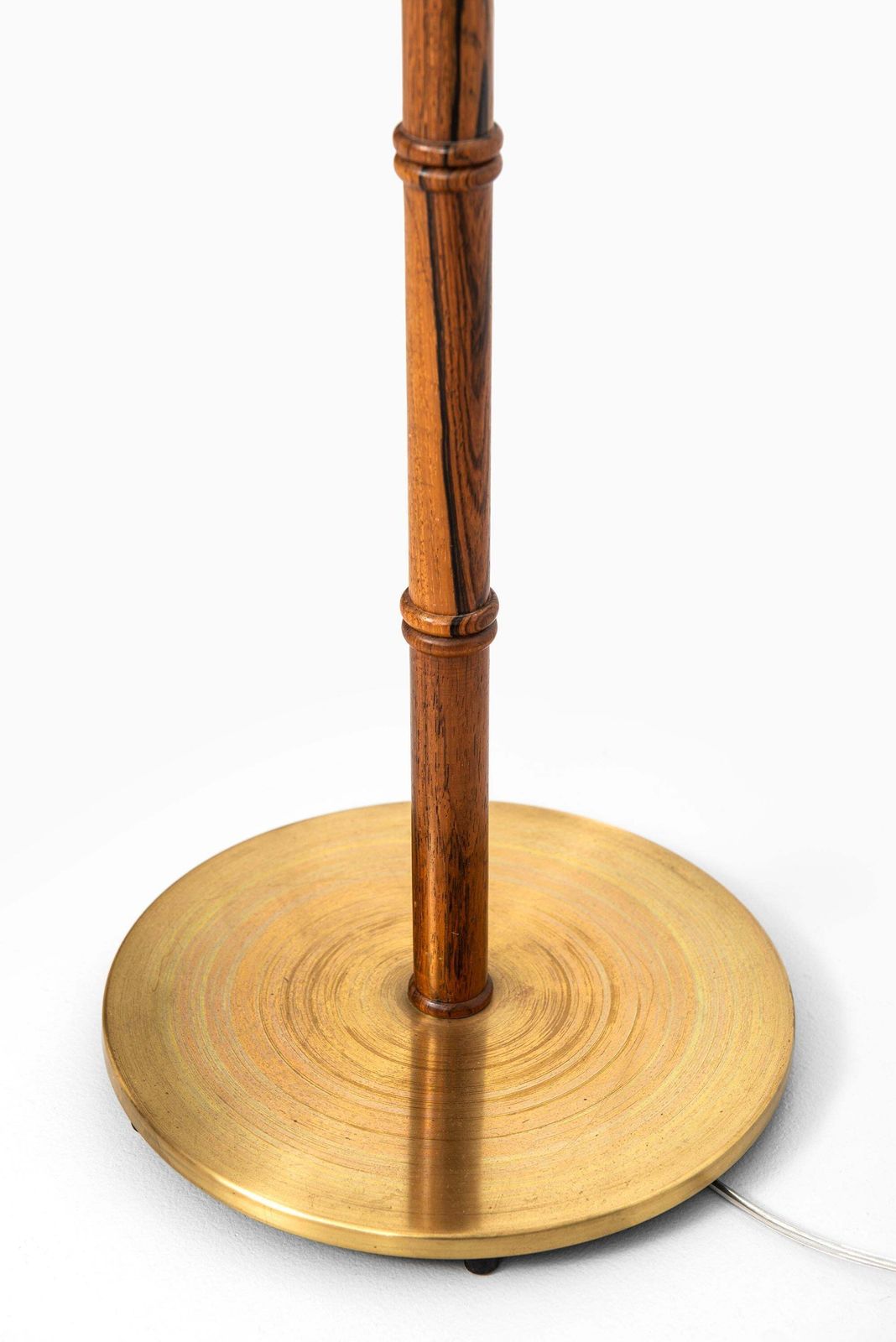 Floor Lamp In Brass And Rosewood Produced By Falkenbergs Belysning In Sweden photo furniture