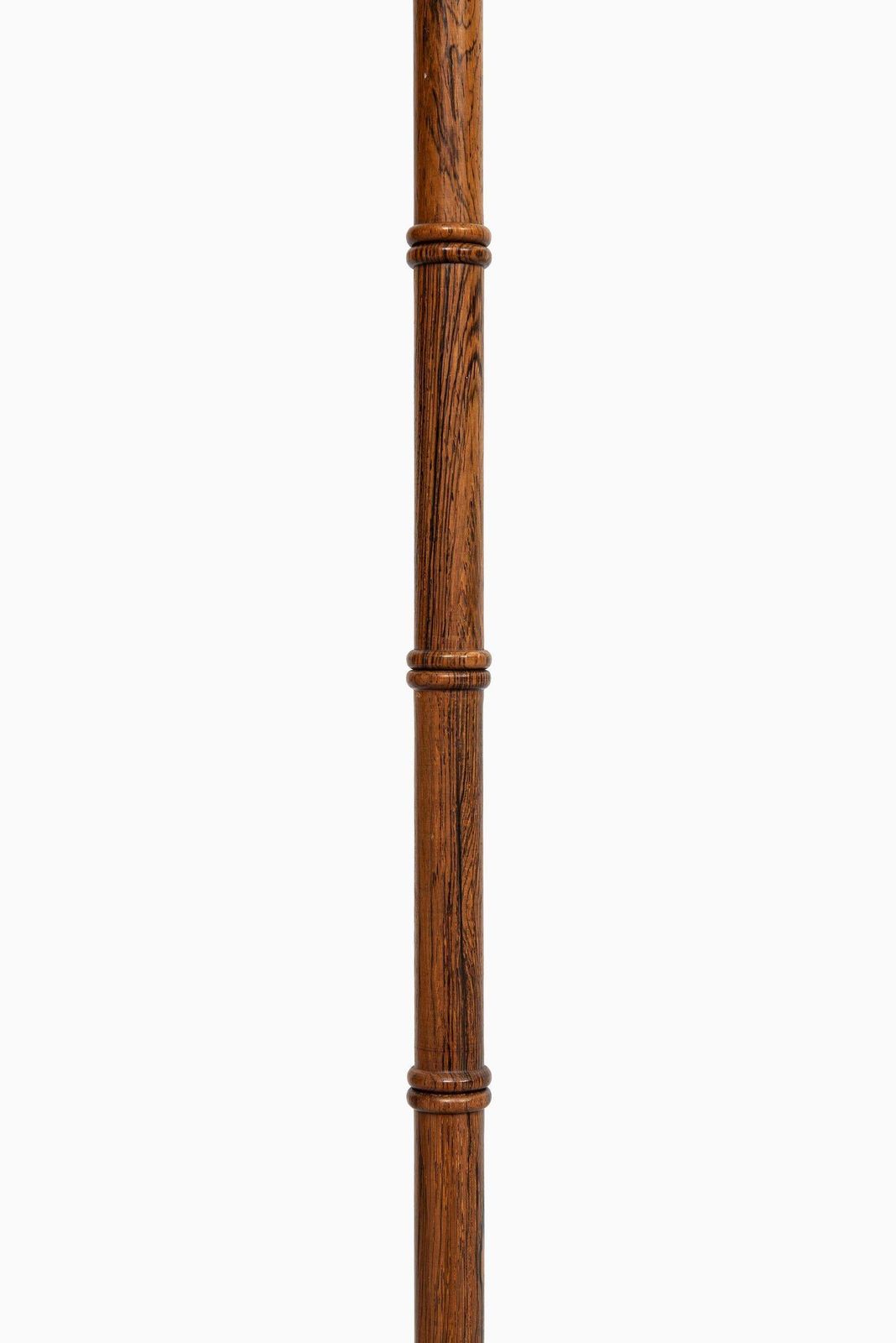 Floor Lamp In Brass And Rosewood Produced By Falkenbergs Belysning In Sweden photo Lighting