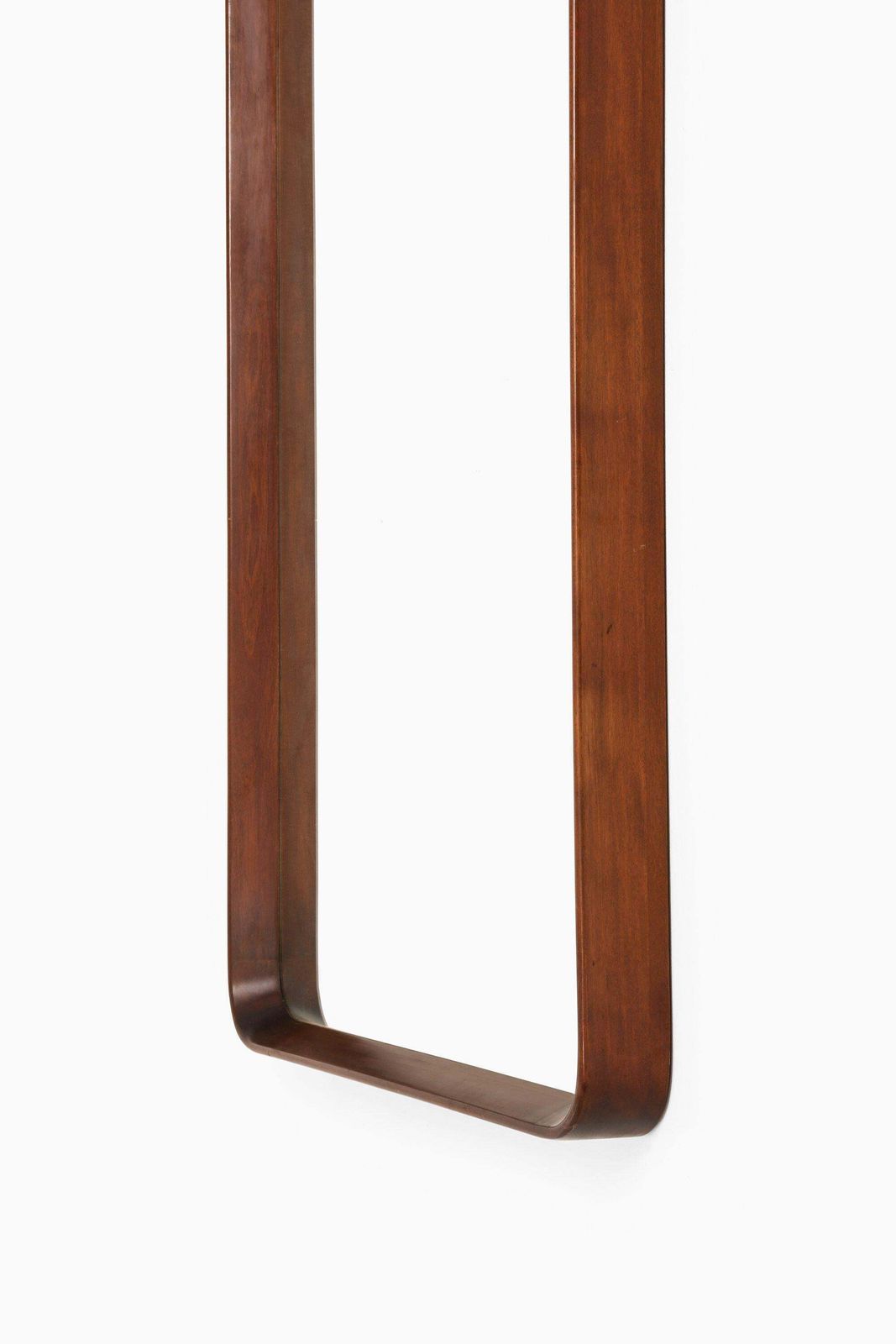 Rare Mid Century Large Mirror In Mahogany, 1940's photo 7219.0