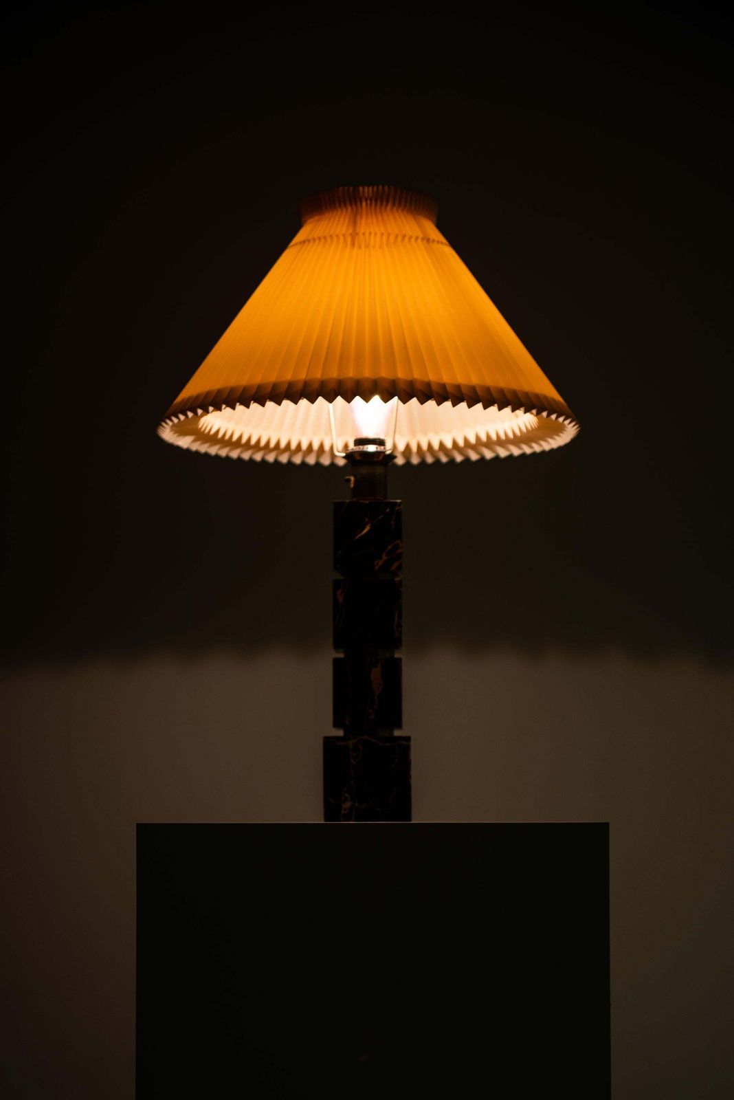 Table Lamp In Marble And Brass Produced By Ab Stilarmatur In Sweden photo buy