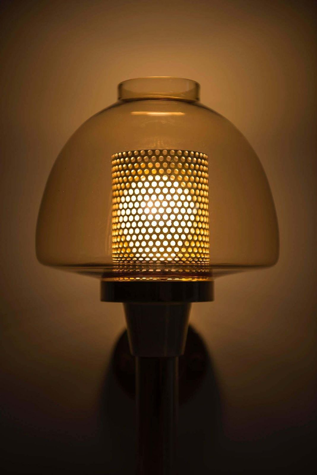 Hans Agne Jakobsson Wall Lamp In Brass And Glass photo Lighting