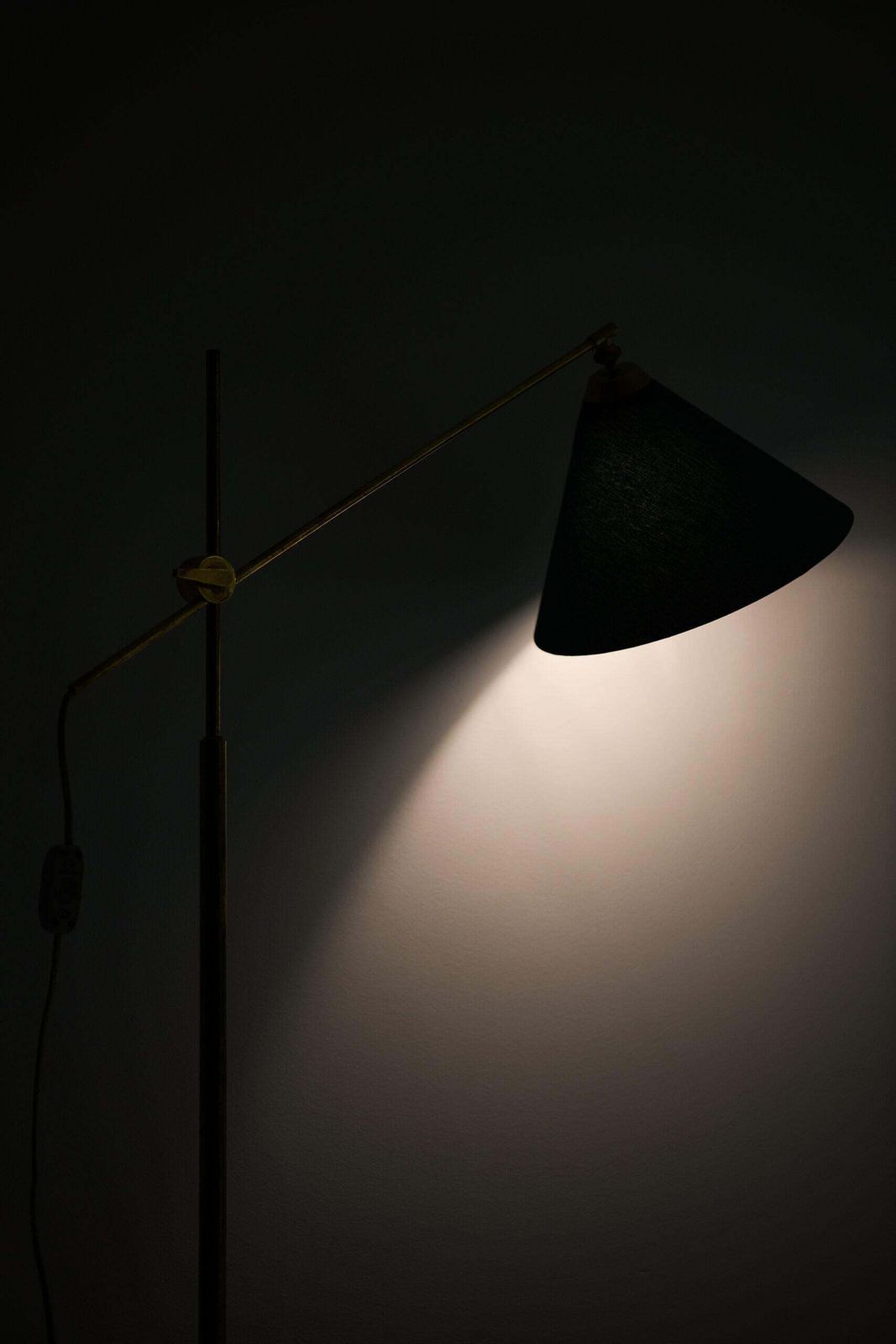 T.H. Valentiner Floor Lamp Produced By Poul Dinesen In Denmark photo buy