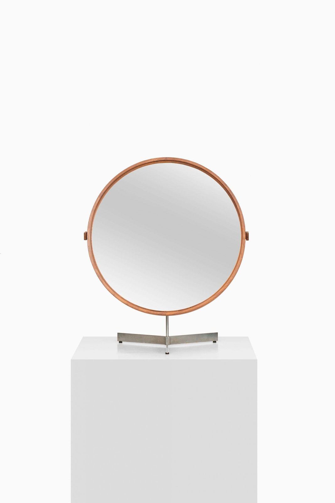 Uno & östen Kristiansson Table Mirror Produced By Luxus In Vittsjö, Sweden photo Home Decor