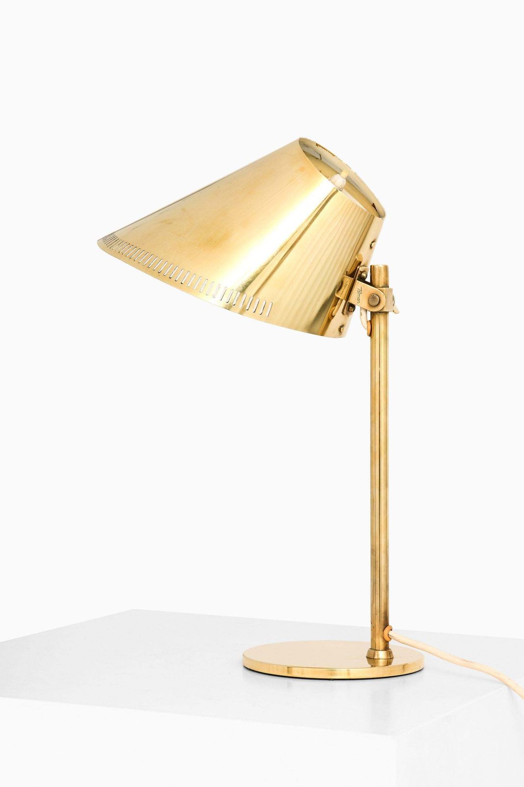 Table Lamp In Brass By Paavo Tynell, 1950's photo furniture