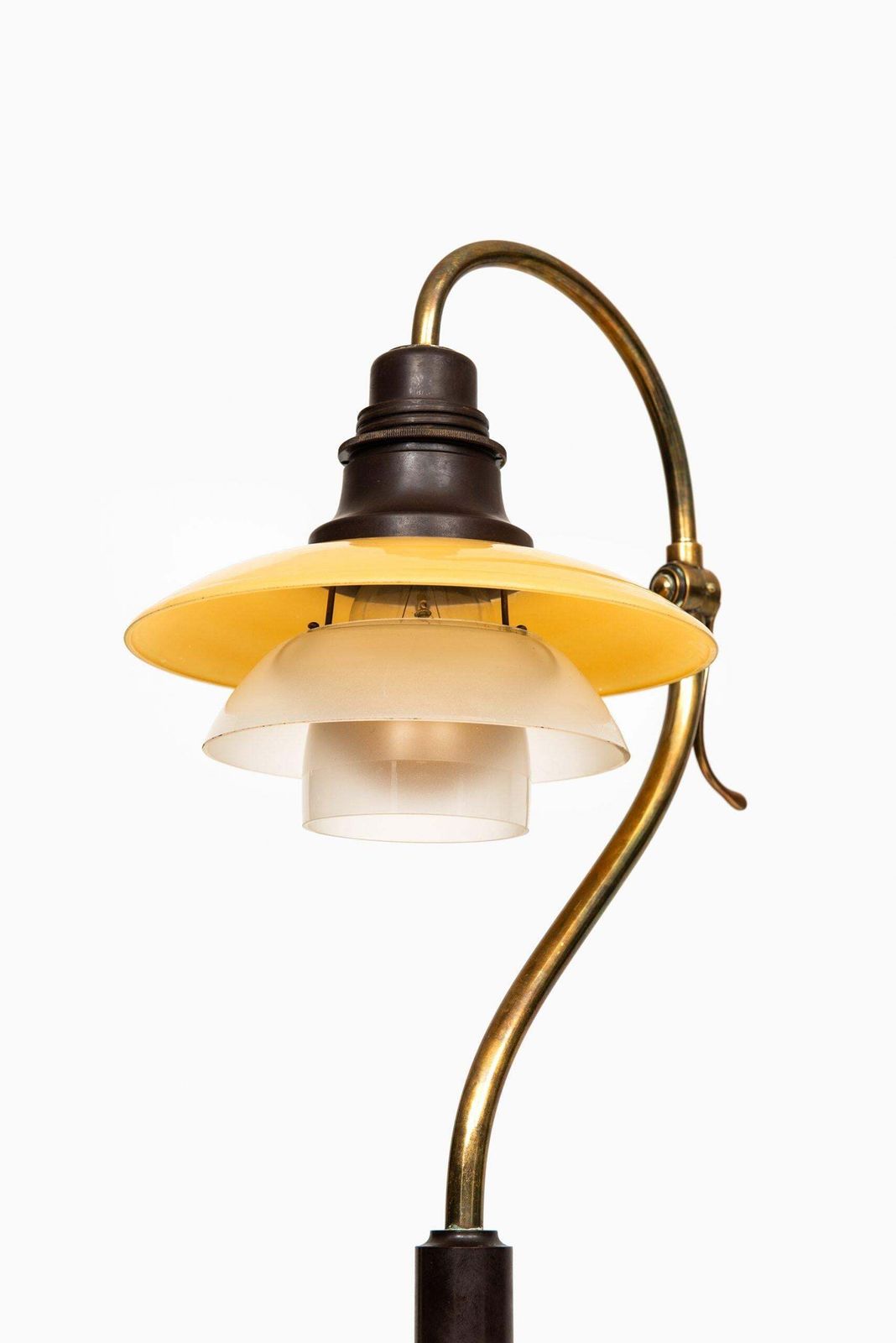 Poul Henningsen Table Lamp Model Ph 2/2 Produced By Louis Poulsen In Denmark photo vintage