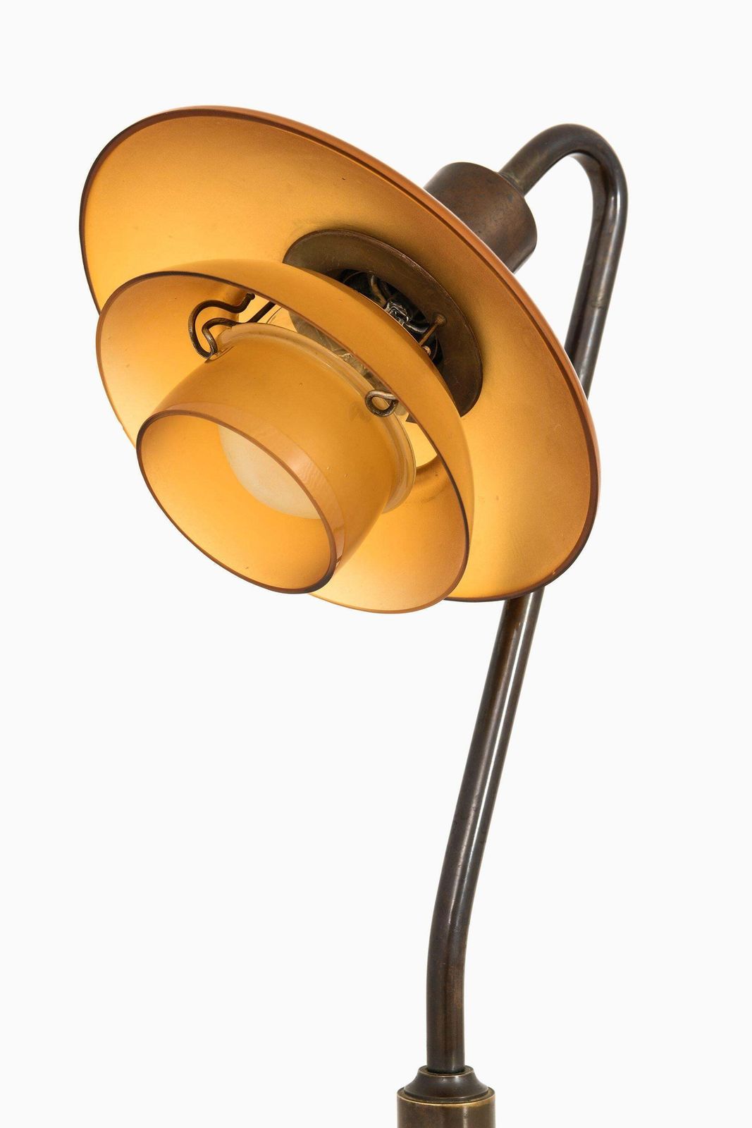 photo furniture Table Lamp In Browned Brass Frame By Poul Henningsen, 1931 1933